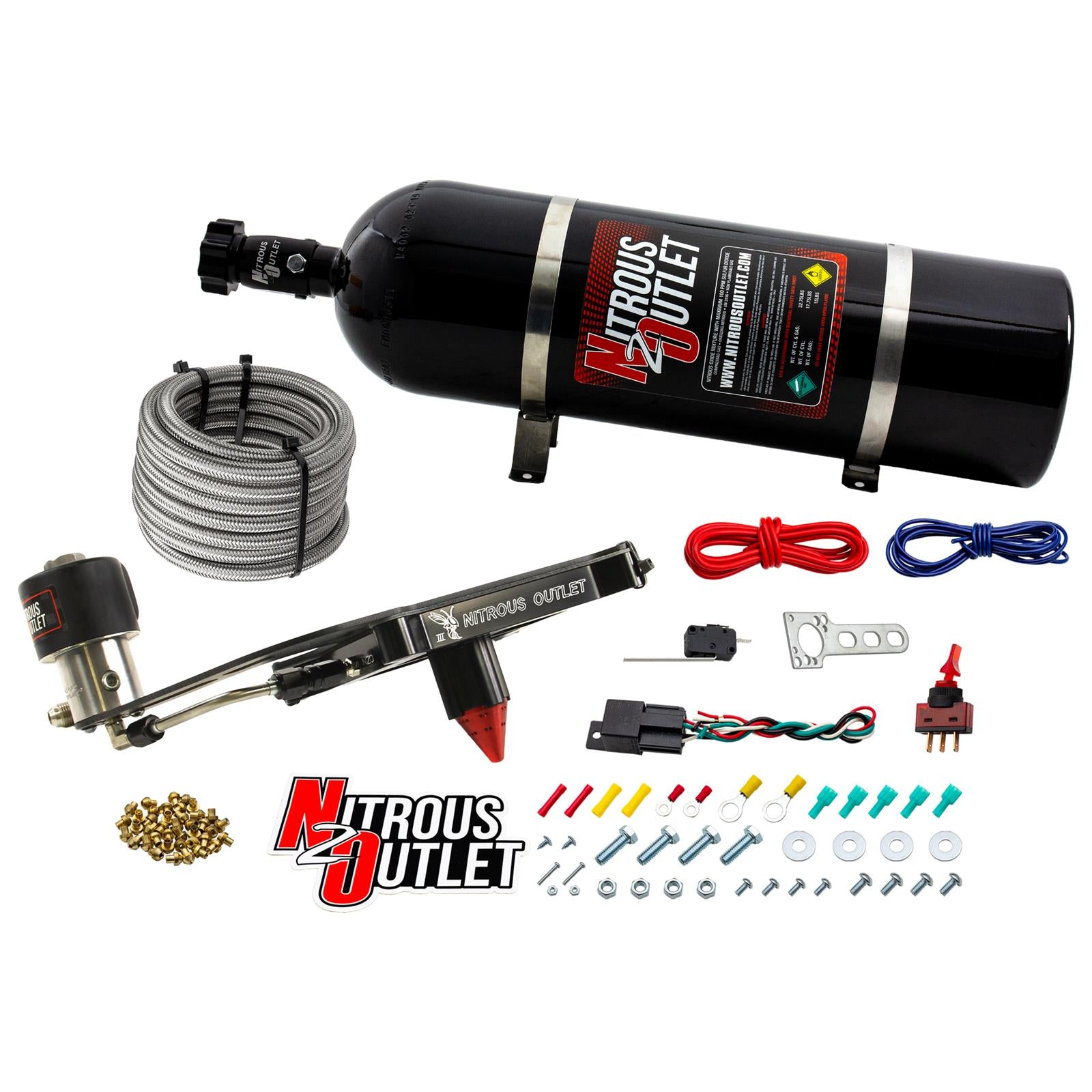 Nitrous Outlet 4150 GENIII Stinger Race Nitrous Oxide Plate Systems 00-10674-GEN3-15
