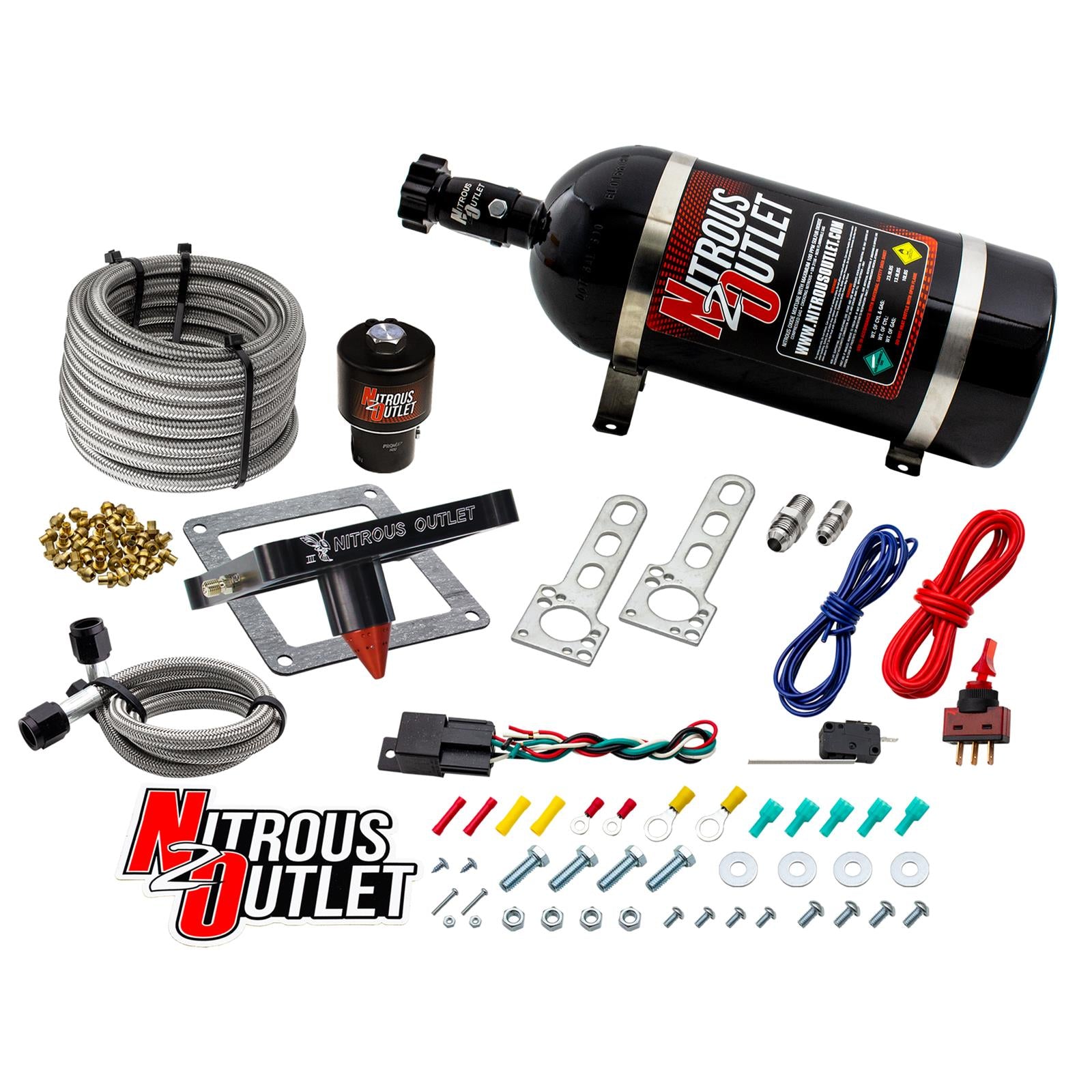 Nitrous Outlet 4500 GENIII Stinger Race Nitrous Oxide Plate Systems 00-10678-GEN3-10