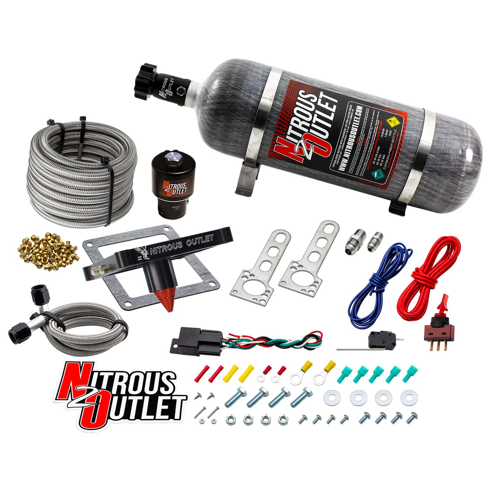 Nitrous Outlet 4500 GENIII Stinger Race Nitrous Oxide Plate Systems 00-10678-GEN3-12