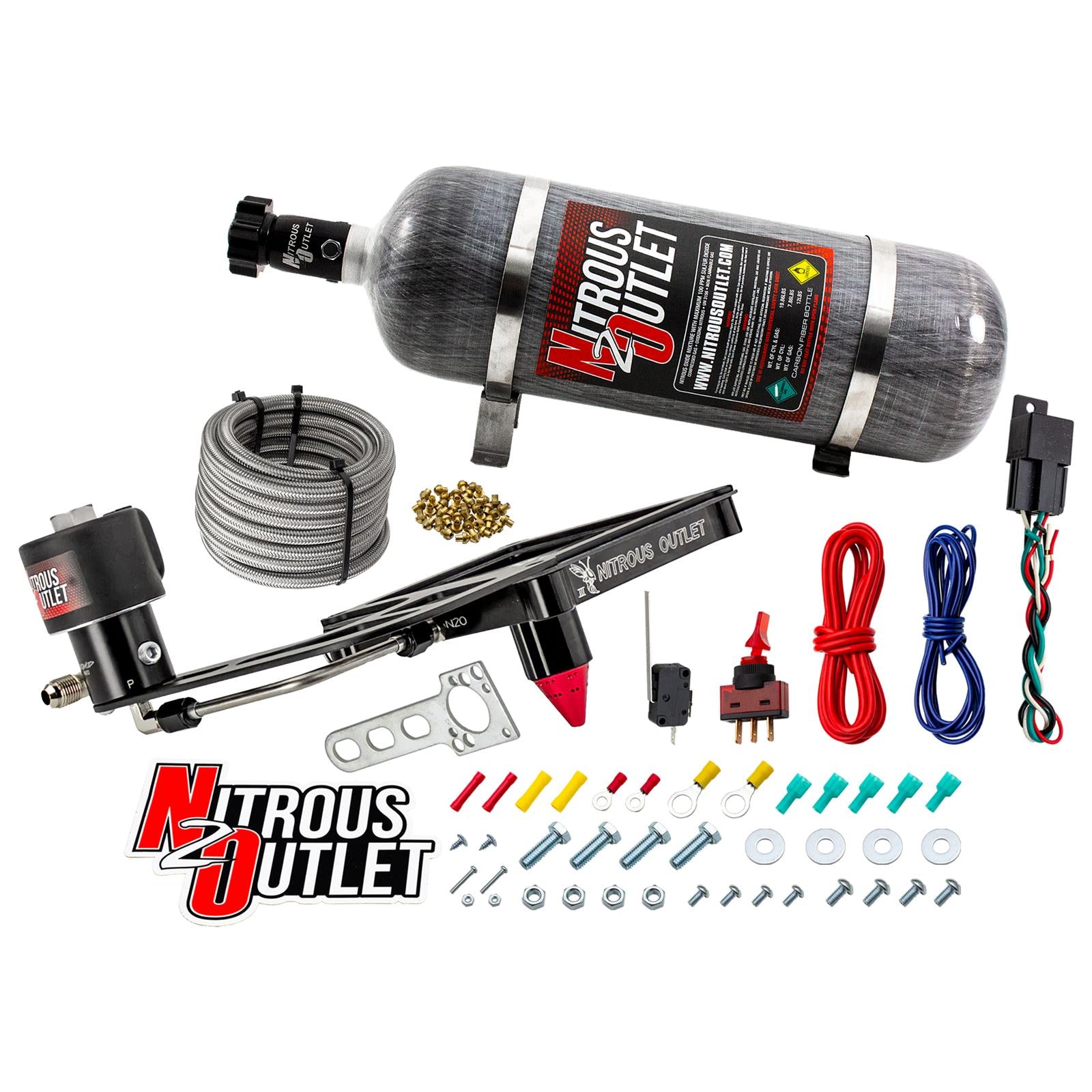 Nitrous Outlet 4500 GENIII Stinger Race Nitrous Oxide Plate Systems 00-10681-GEN3-12
