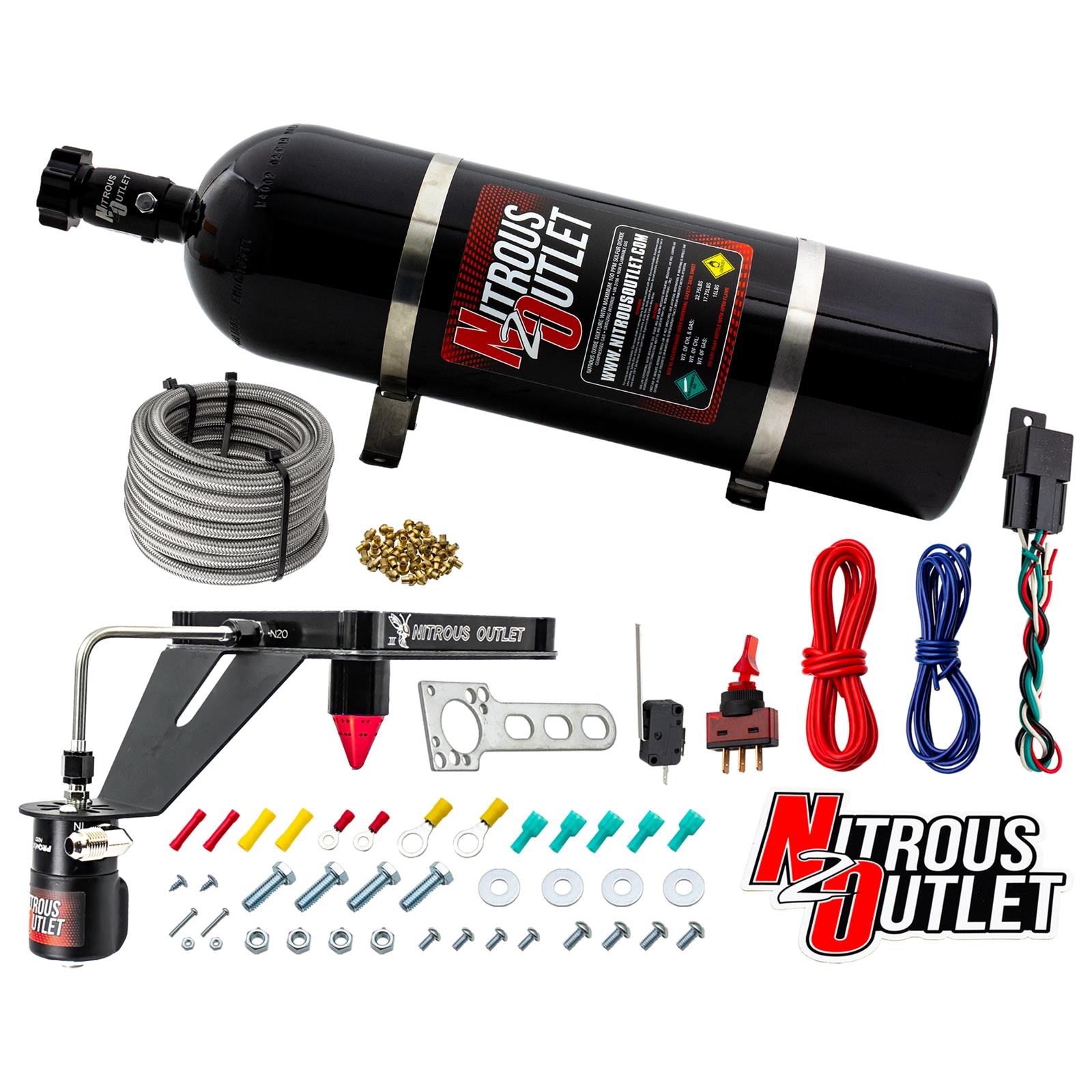 Nitrous Outlet 4500 GENIII Stinger Race Nitrous Oxide Plate Systems 00-10682-GEN3-15
