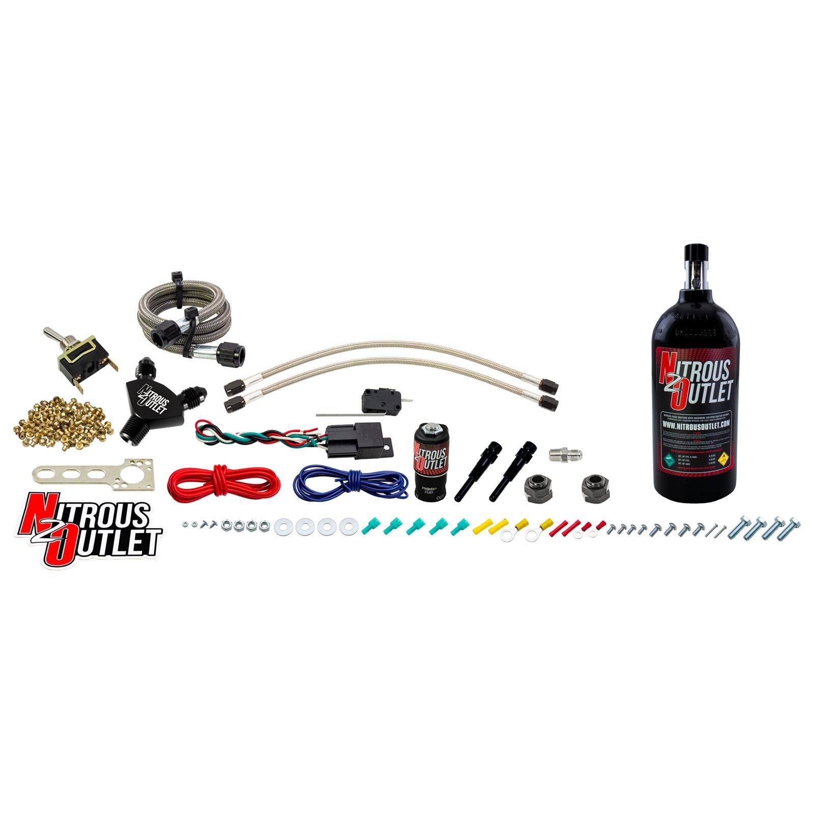 Nitrous Outlet Powersports Nitrous Nozzle Systems 50-10002-2.5