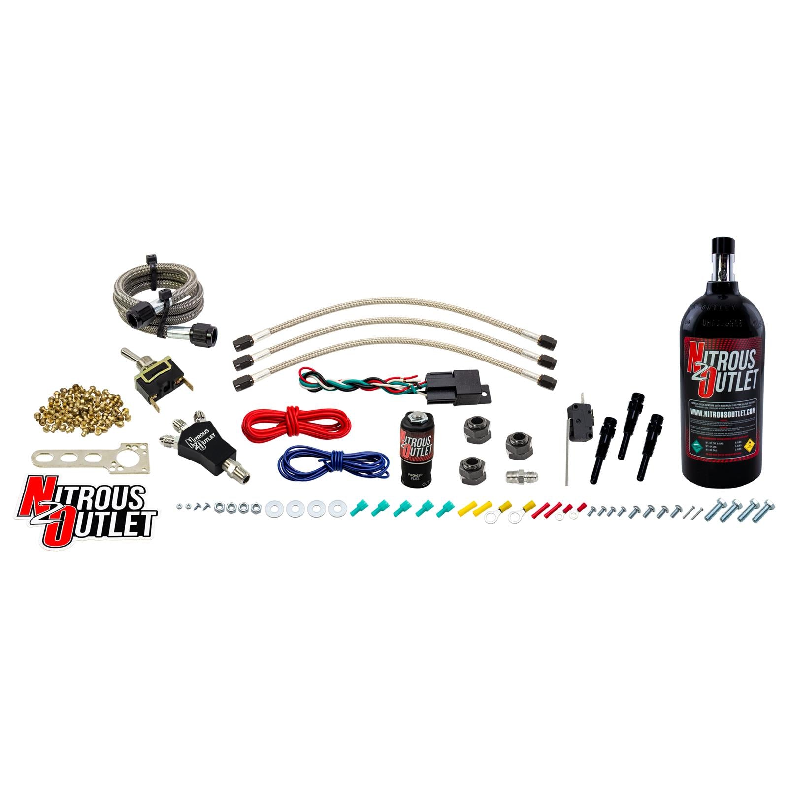 Nitrous Outlet Powersports Nitrous Nozzle Systems 50-10003-2.5