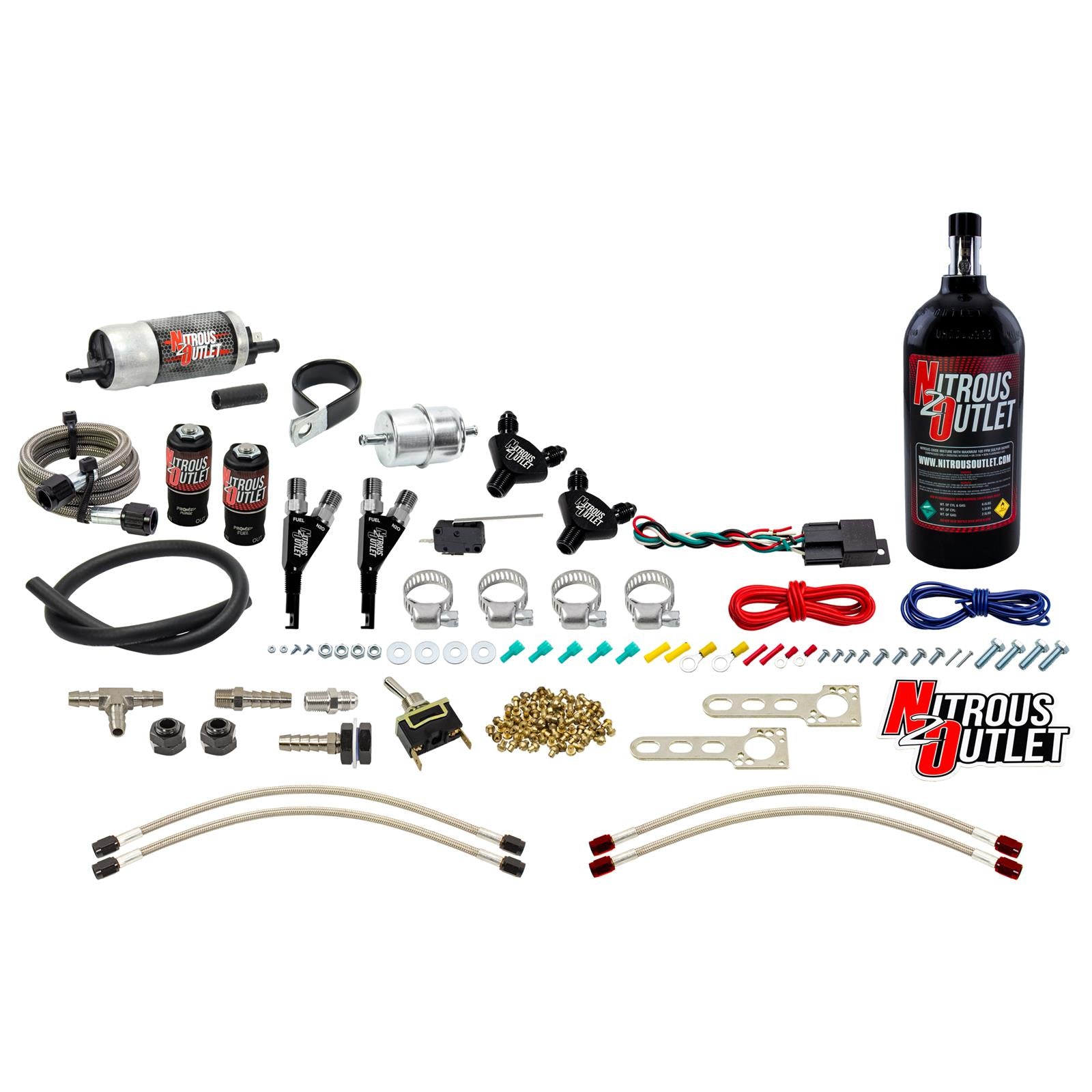 Nitrous Outlet Powersports Nitrous Nozzle Systems 50-10020-2.5