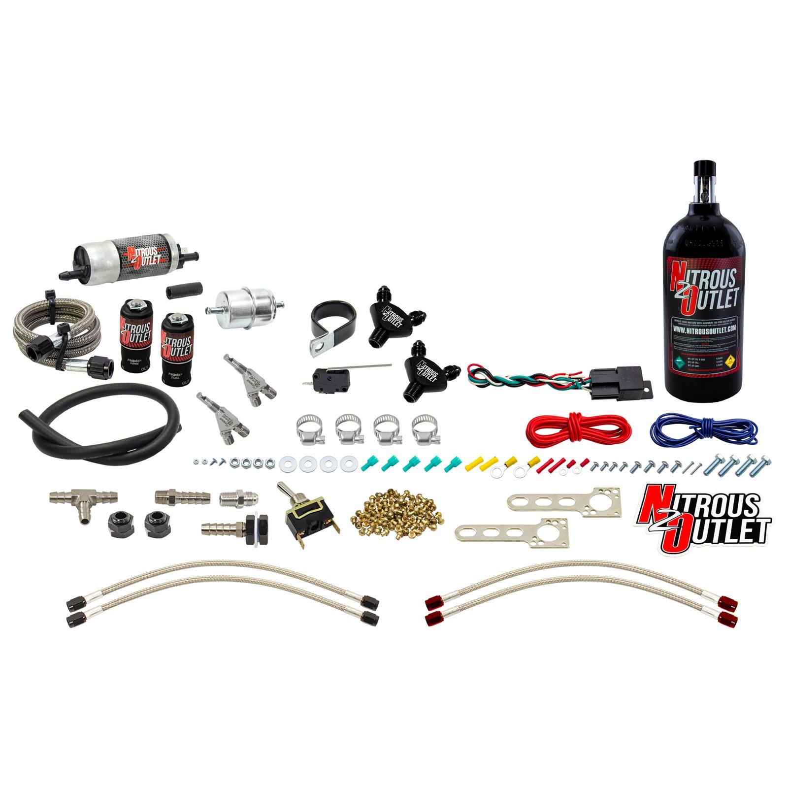Nitrous Outlet Powersports Nitrous Nozzle Systems 50-10022-2.5