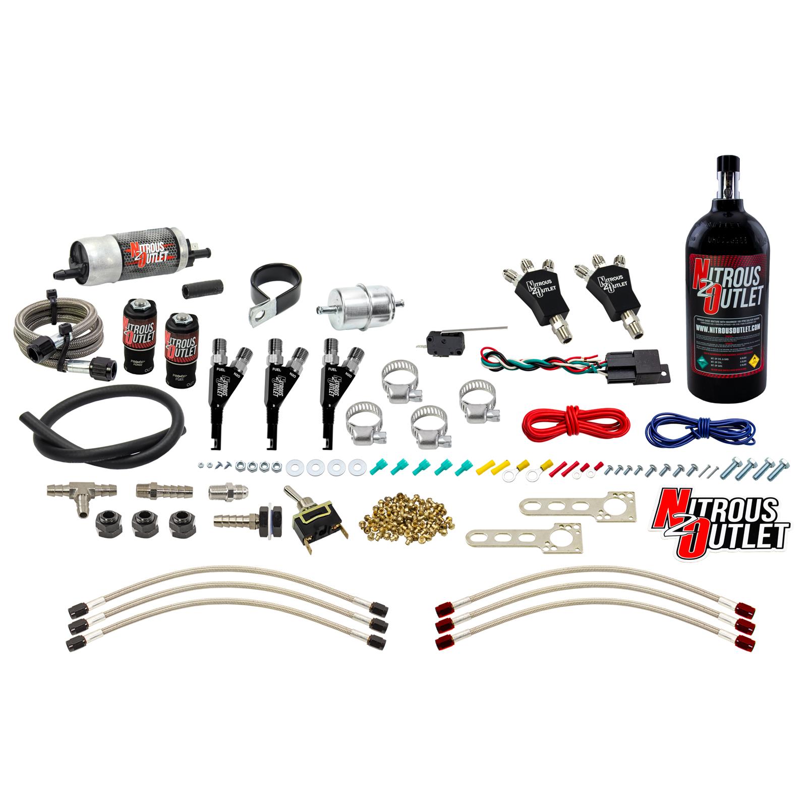 Nitrous Outlet Powersports Nitrous Nozzle Systems 50-10030-2.5