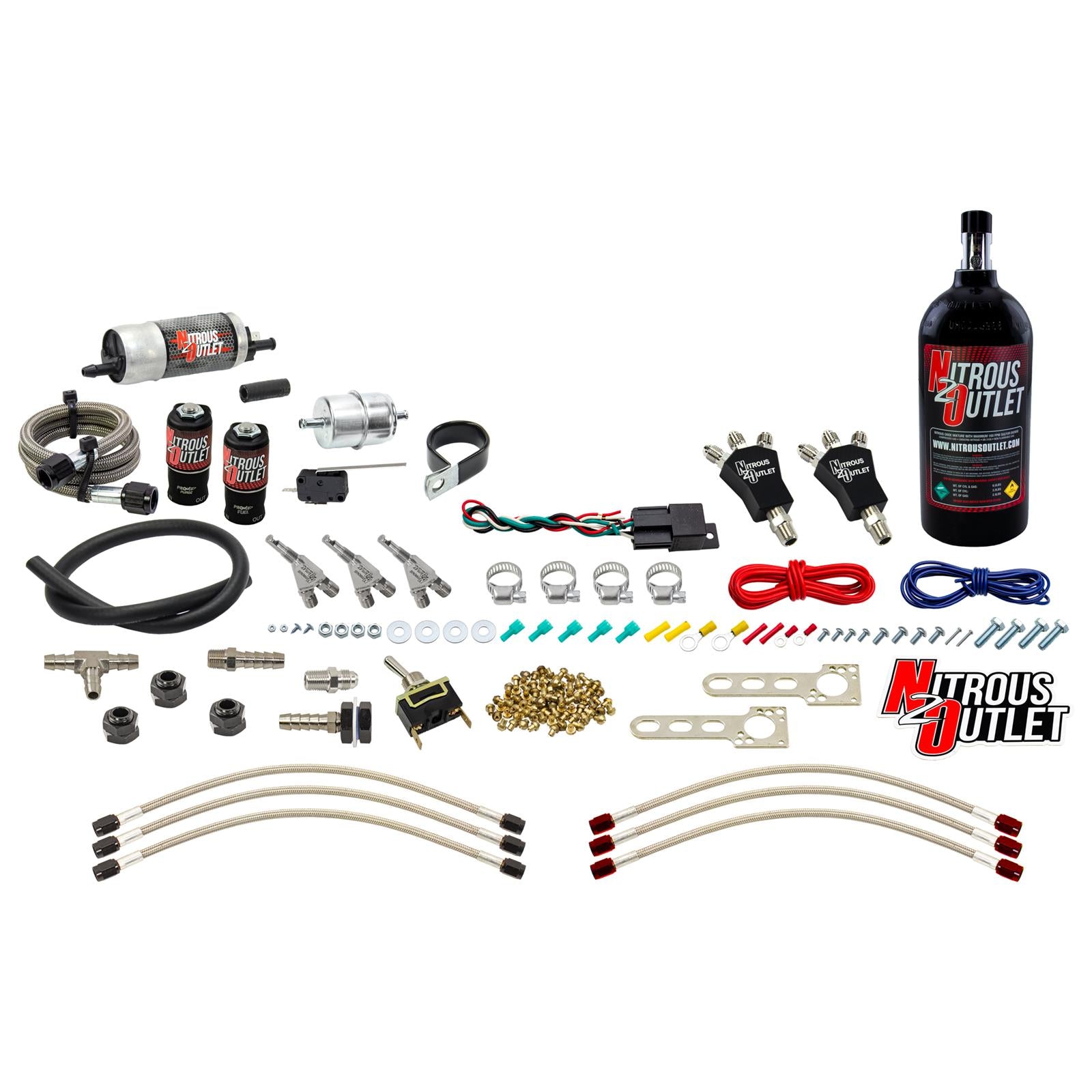 Nitrous Outlet Powersports Nitrous Nozzle Systems 50-10032-2.5