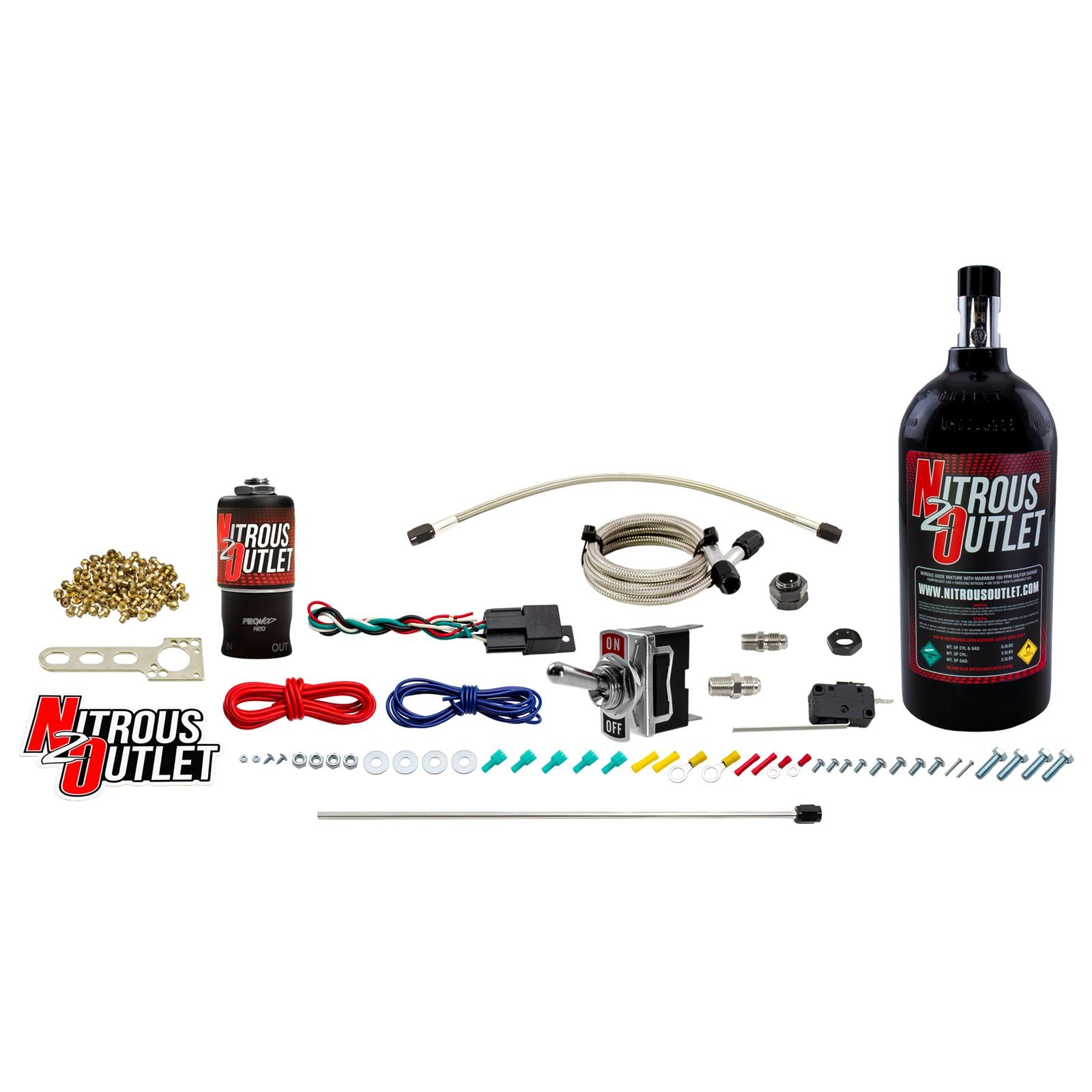 Nitrous Outlet Powersports Nitrous Hardline Systems 50-10101-2.5