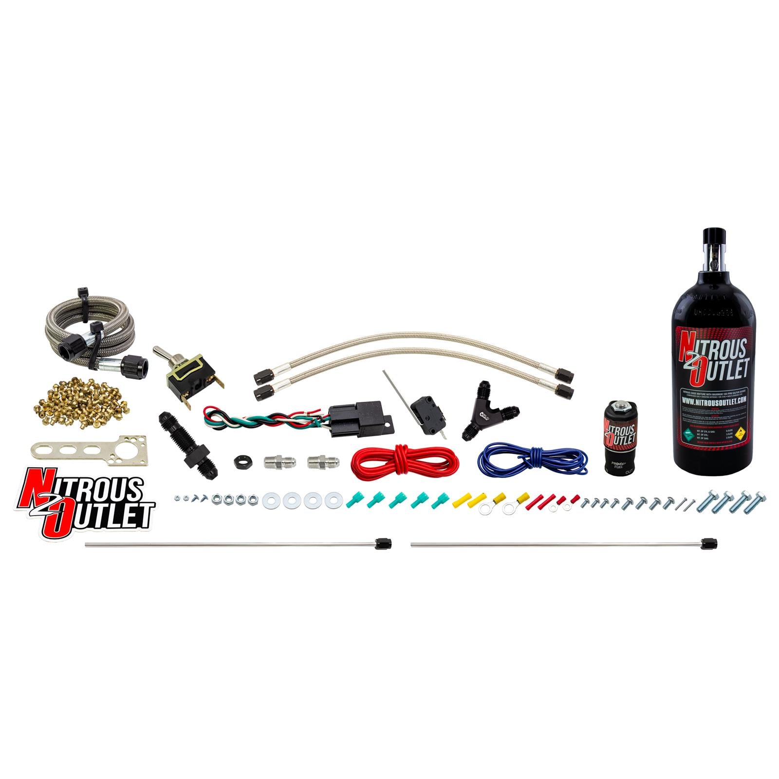 Nitrous Outlet Powersports Nitrous Hardline Systems 50-10102-2.5
