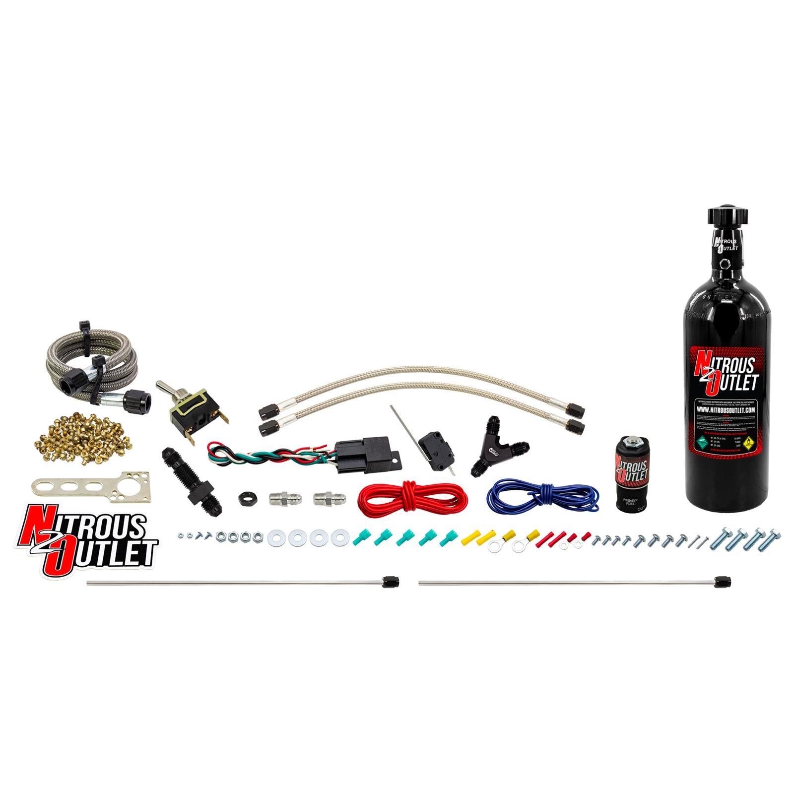 Nitrous Outlet Powersports Nitrous Hardline Systems 50-10102-5
