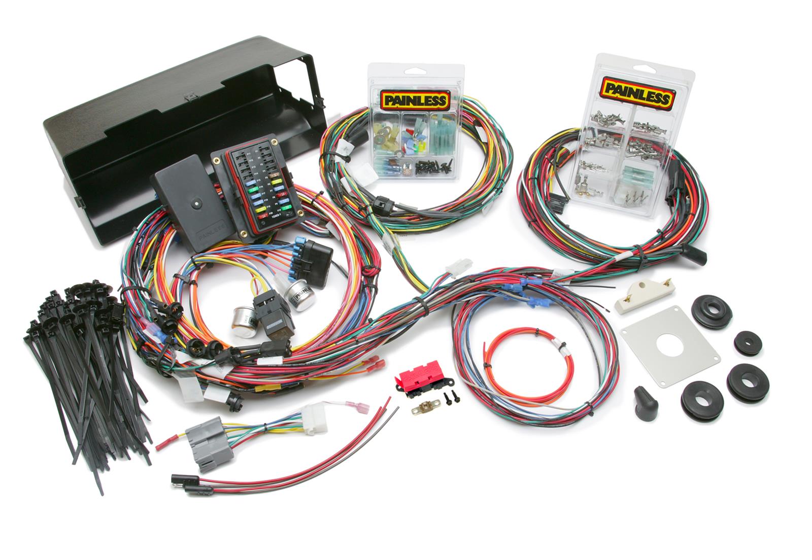 Painless Performance 23-Circuit 1966-77 Bronco Chassis Harnesses Without Switches 10114
