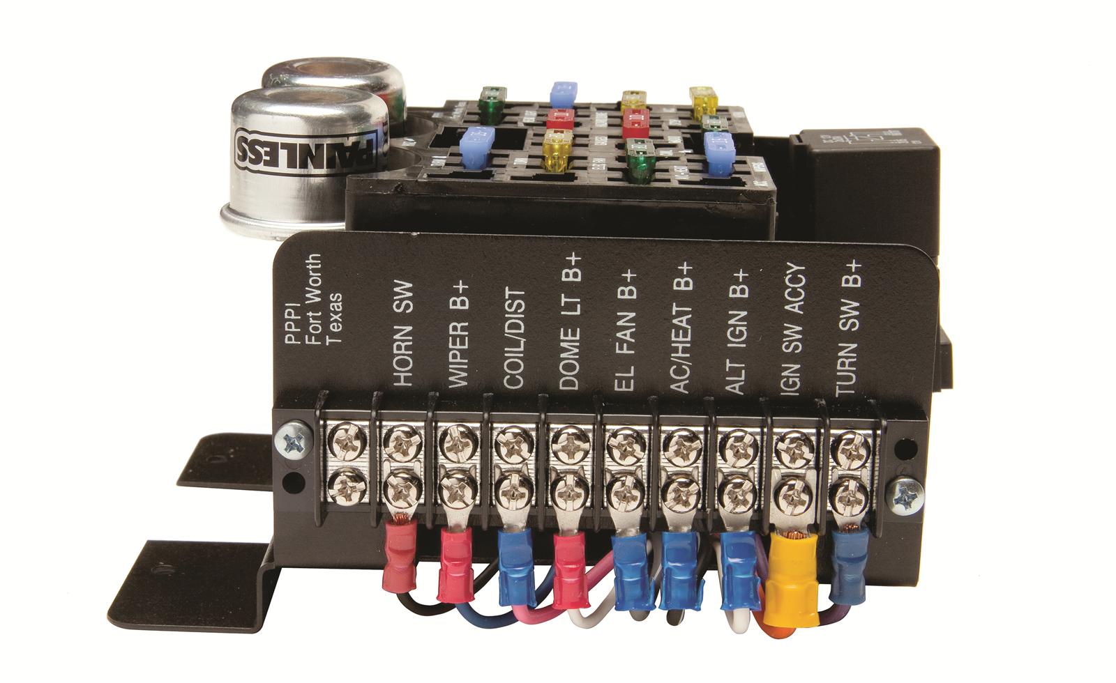 Painless Performance 14-Circuit Pre-Wired Universal Style Fuse Blocks 30001