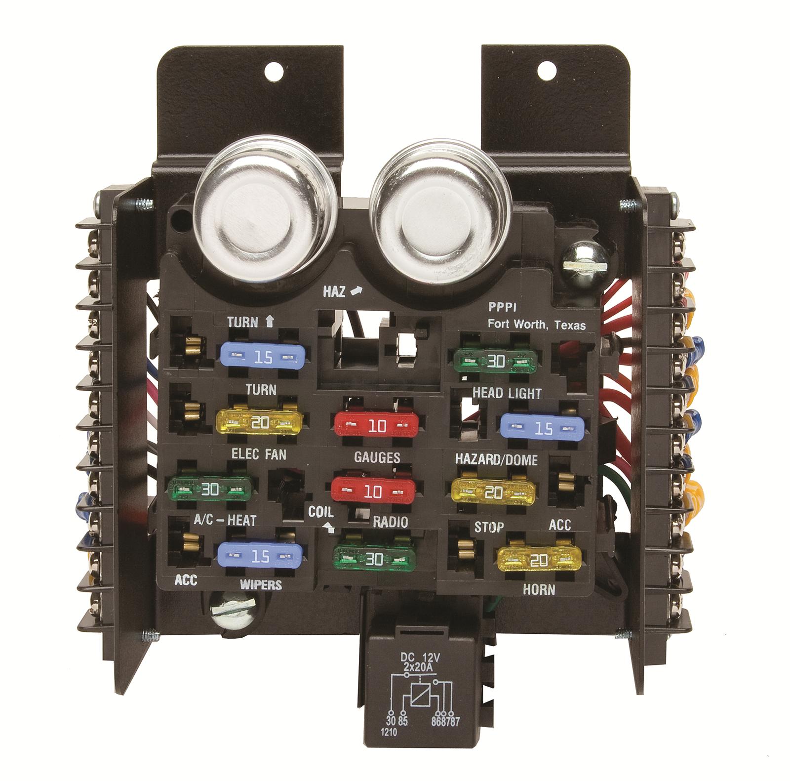 Painless Performance 14-Circuit Pre-Wired Universal Style Fuse Blocks 30001
