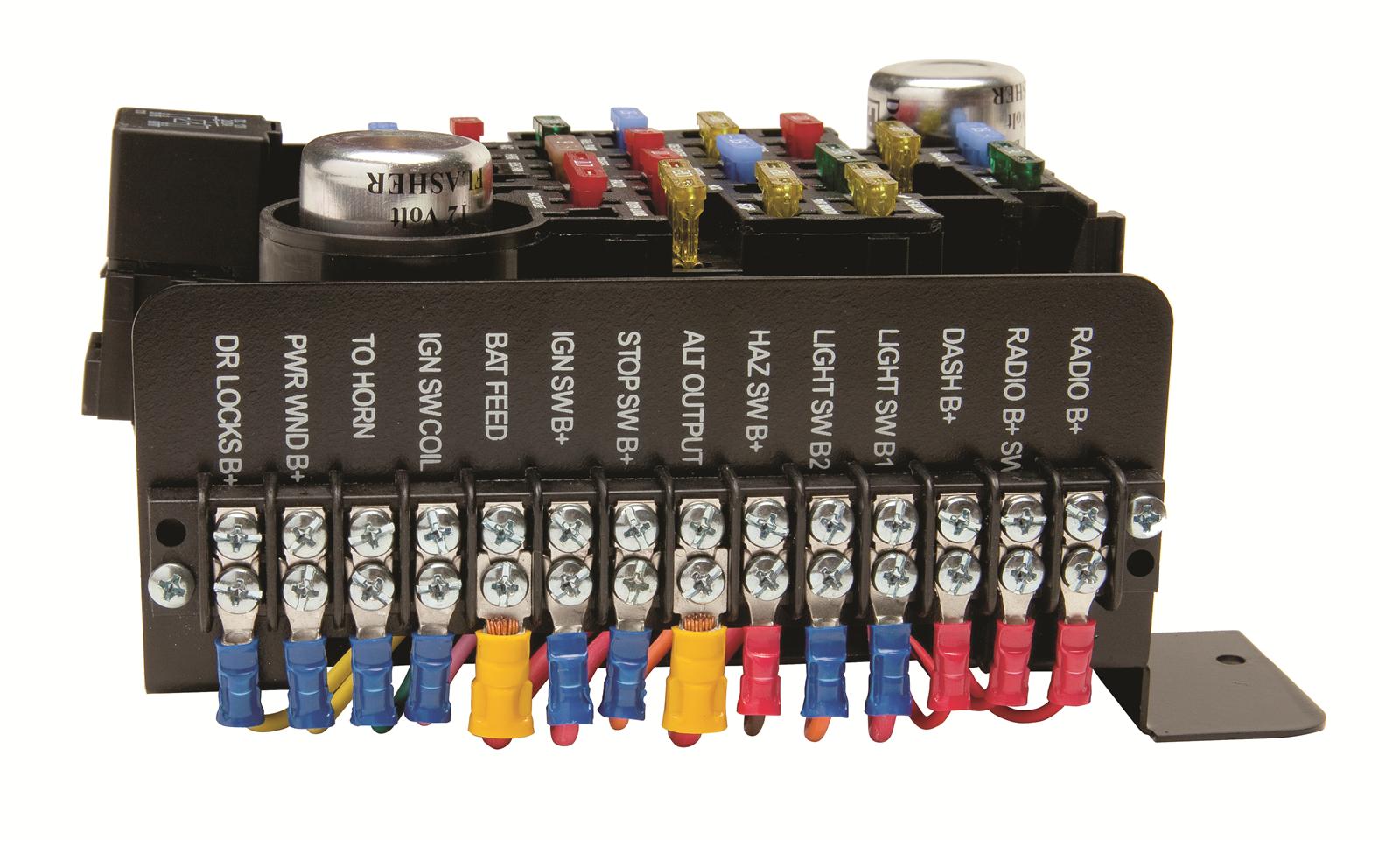 Painless Performance 20-Circuit Pre-Wired Universal Style Fuse Blocks 30003