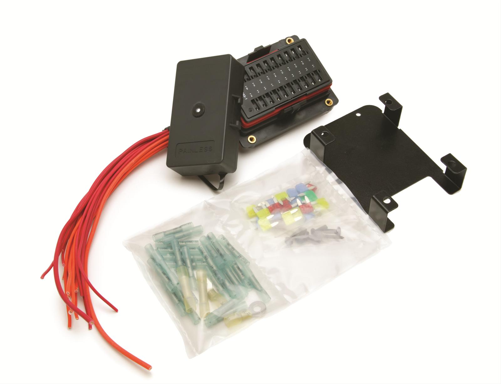 Painless Performance 20-Circuit Weatherproof Universal Fuse Blocks 30004