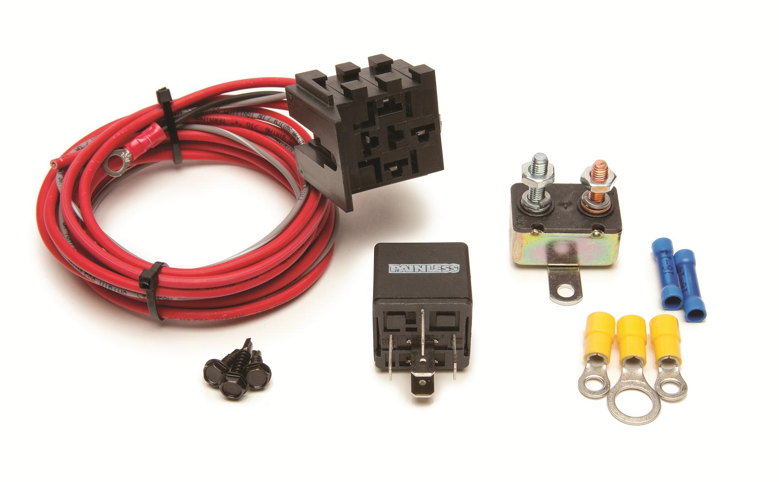 Painless Performance FAN-THOM Electric Fan Relay Kits 30101