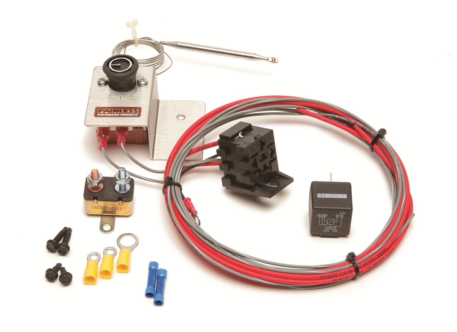 Painless Performance Adjustable Electric Fan Thermostat Kits 30104