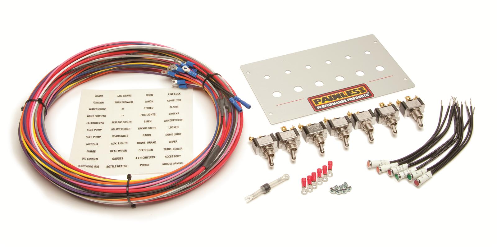 Painless Performance Wiring Toggle Switch Panels 50421