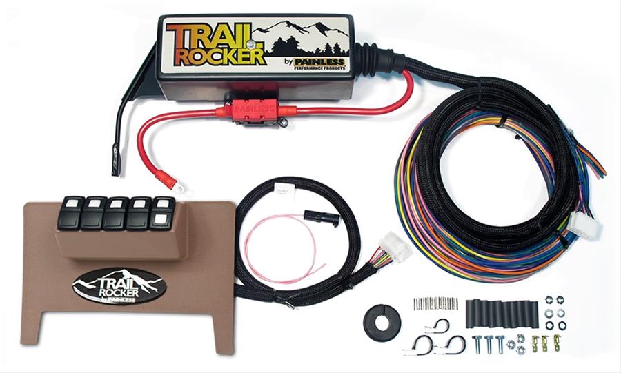 Painless Performance Trail Rocker Jeep JK Accessory Control Systems 57001