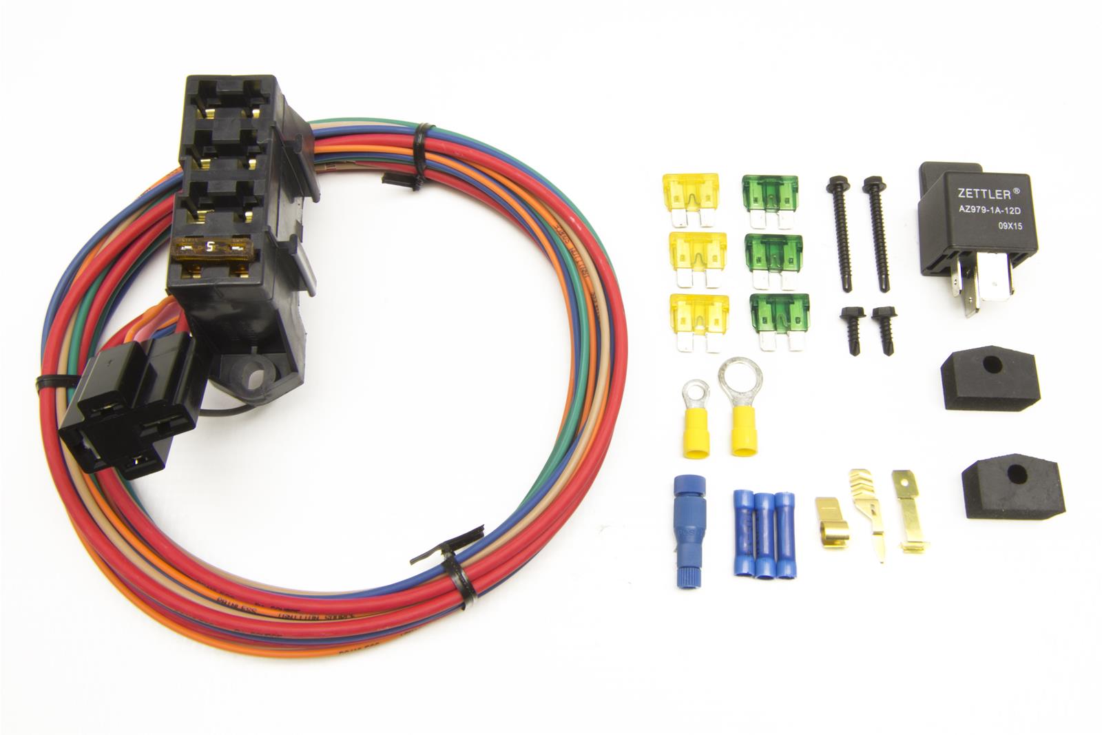 Painless Performance CirKit Boss Heavy-Duty Auxiliary Fuse Block/3 Circuit Kits (3 Ignition 12 V) 70114