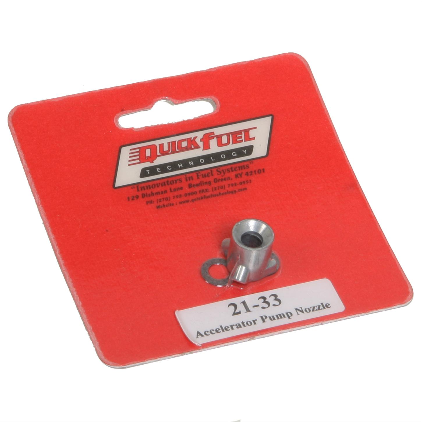 Quick Fuel Accelerator Pump Discharge Nozzles 21-33QFT