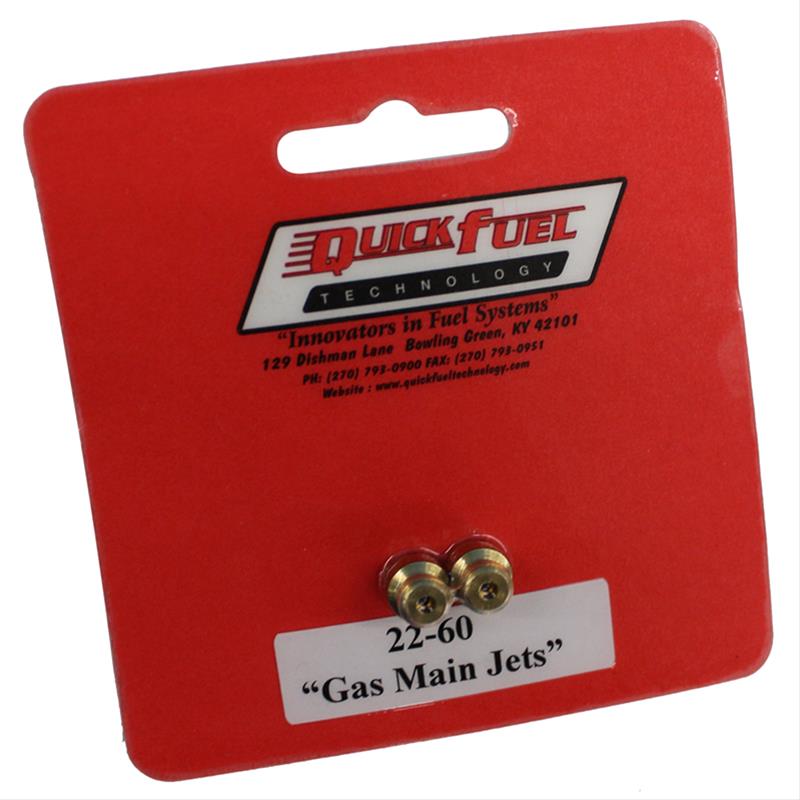 Quick Fuel Standard Main Jets 22-60QFT