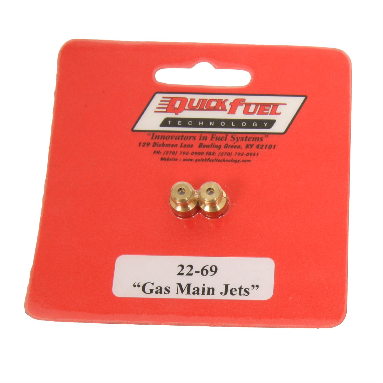 Quick Fuel Standard Main Jets 22-69QFT