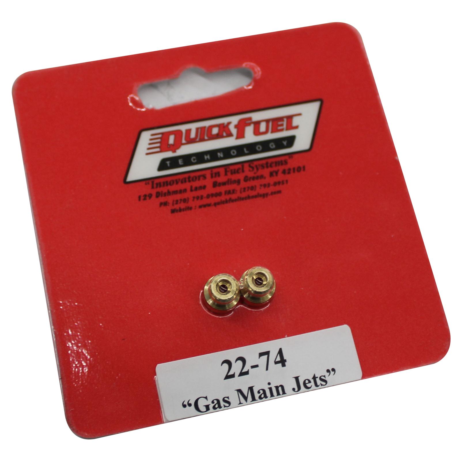 Quick Fuel Standard Main Jets 22-74QFT