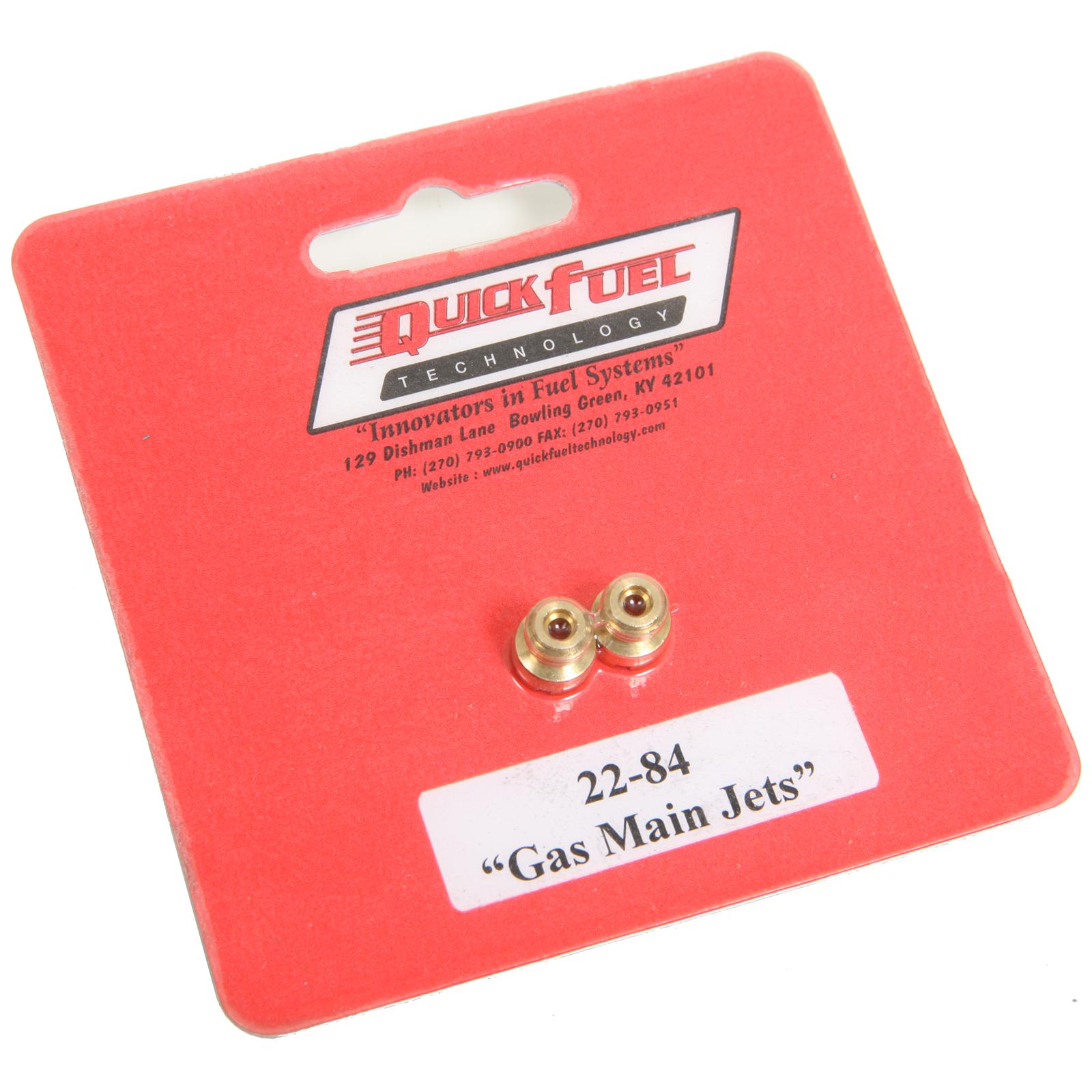 Quick Fuel Standard Main Jets 22-84QFT