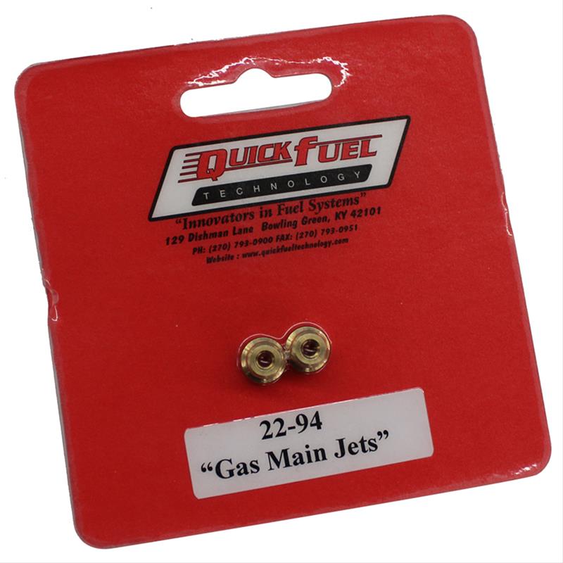 Quick Fuel Standard Main Jets 22-94QFT