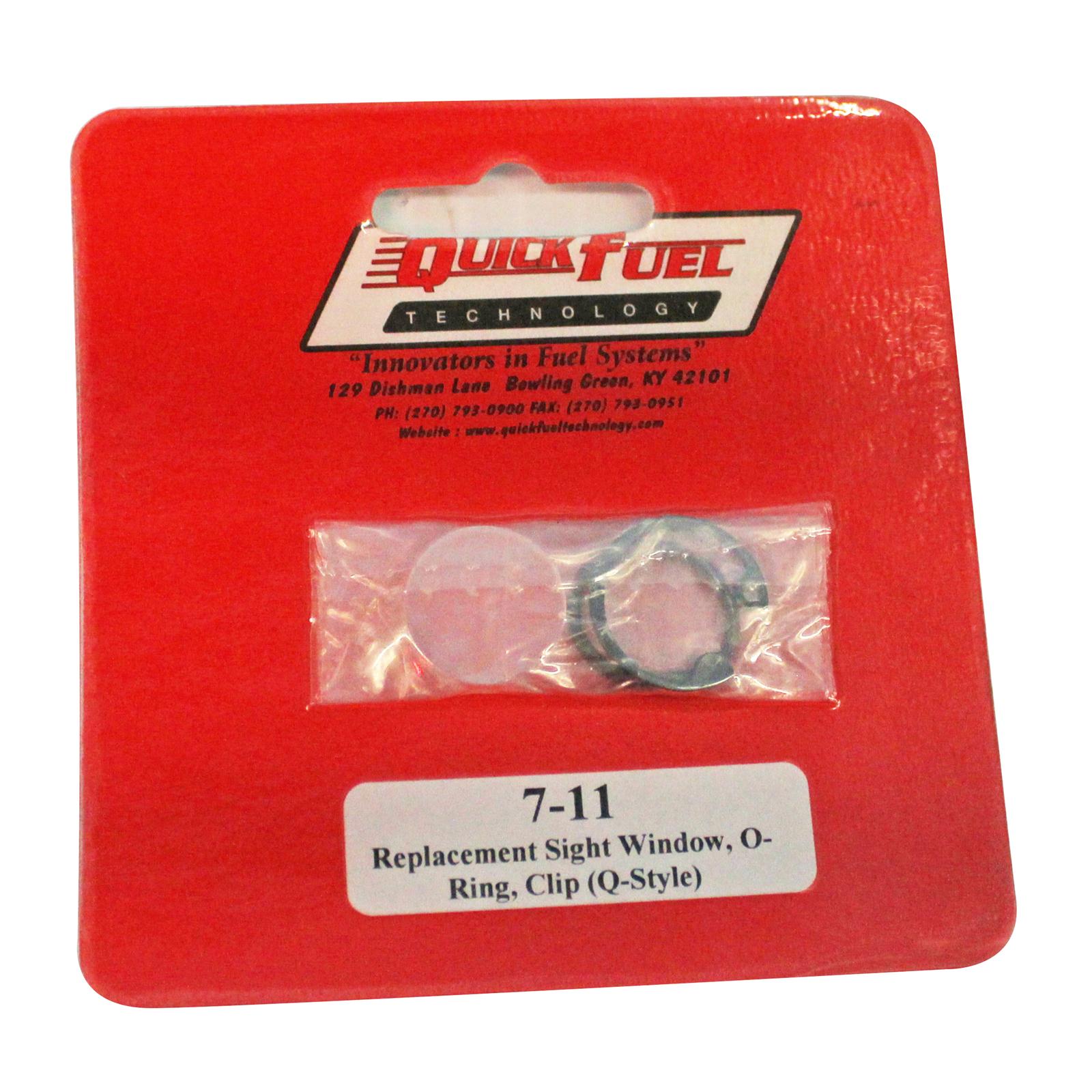 Quick Fuel Replacement Carburetor Fuel Bowl Sight Glass Kits 7-11QFT