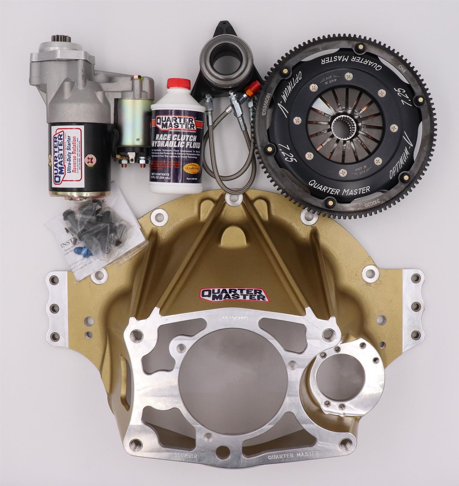 Quarter Master Optimum-V Clutch and Bellhousing Kits 25139791
