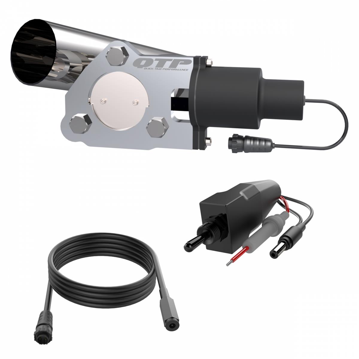 Quick Time Performance Electric Exhaust Cutouts QTEC25CP