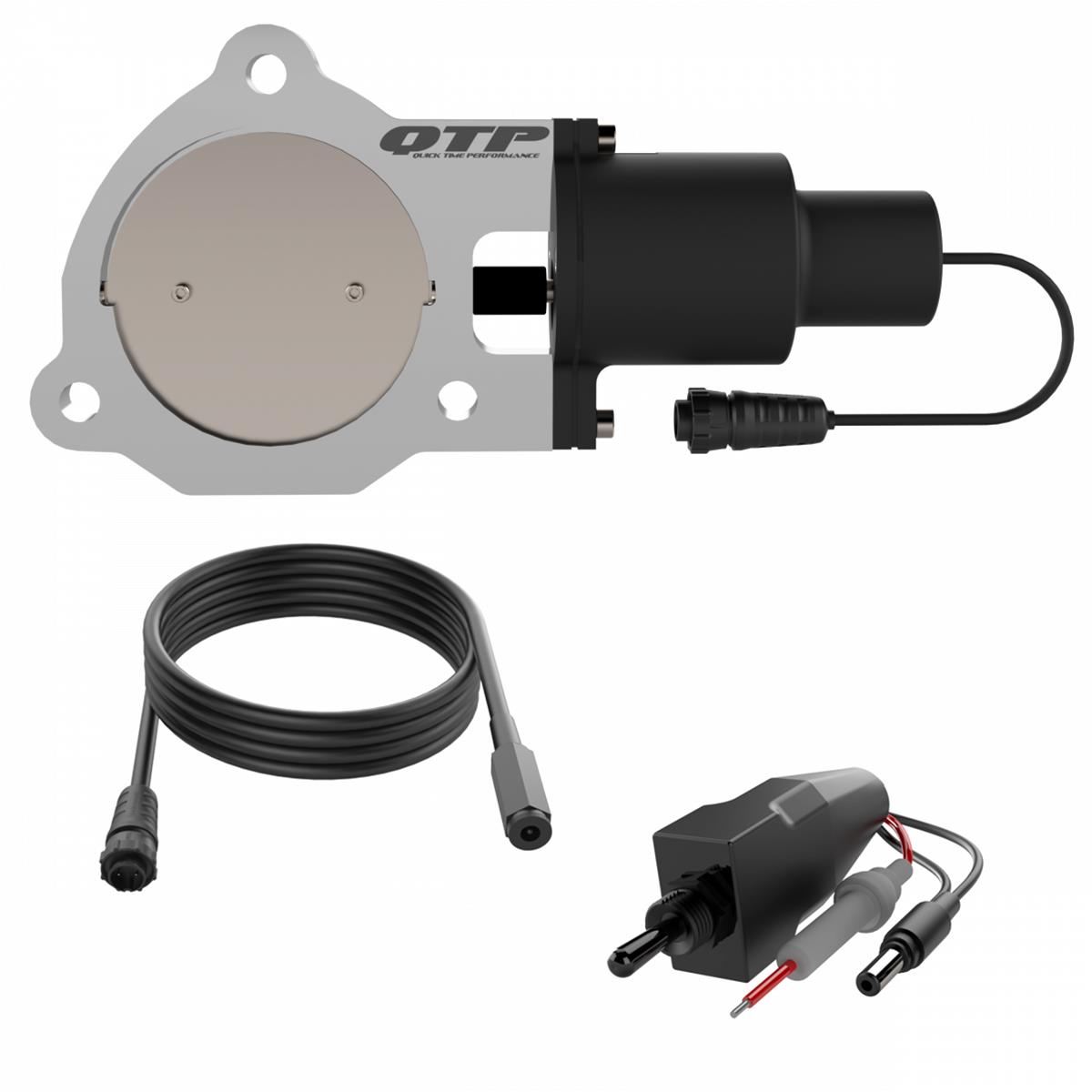 Quick Time Performance Electric Exhaust Cutouts QTEC35CP