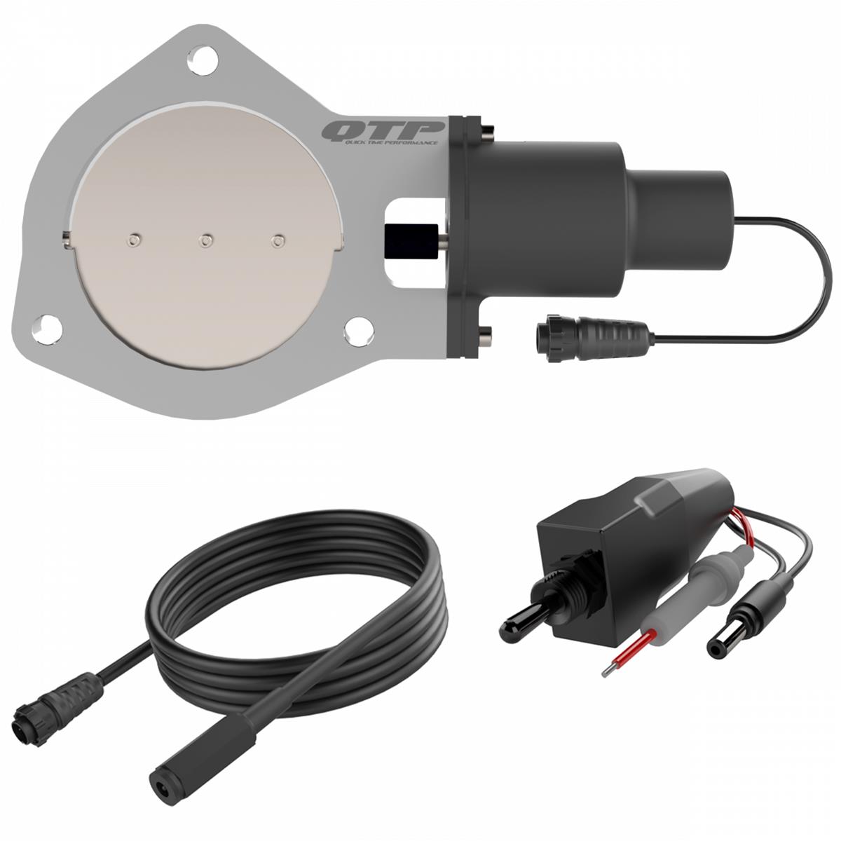 Quick Time Performance Electric Exhaust Cutouts QTEC40CP1