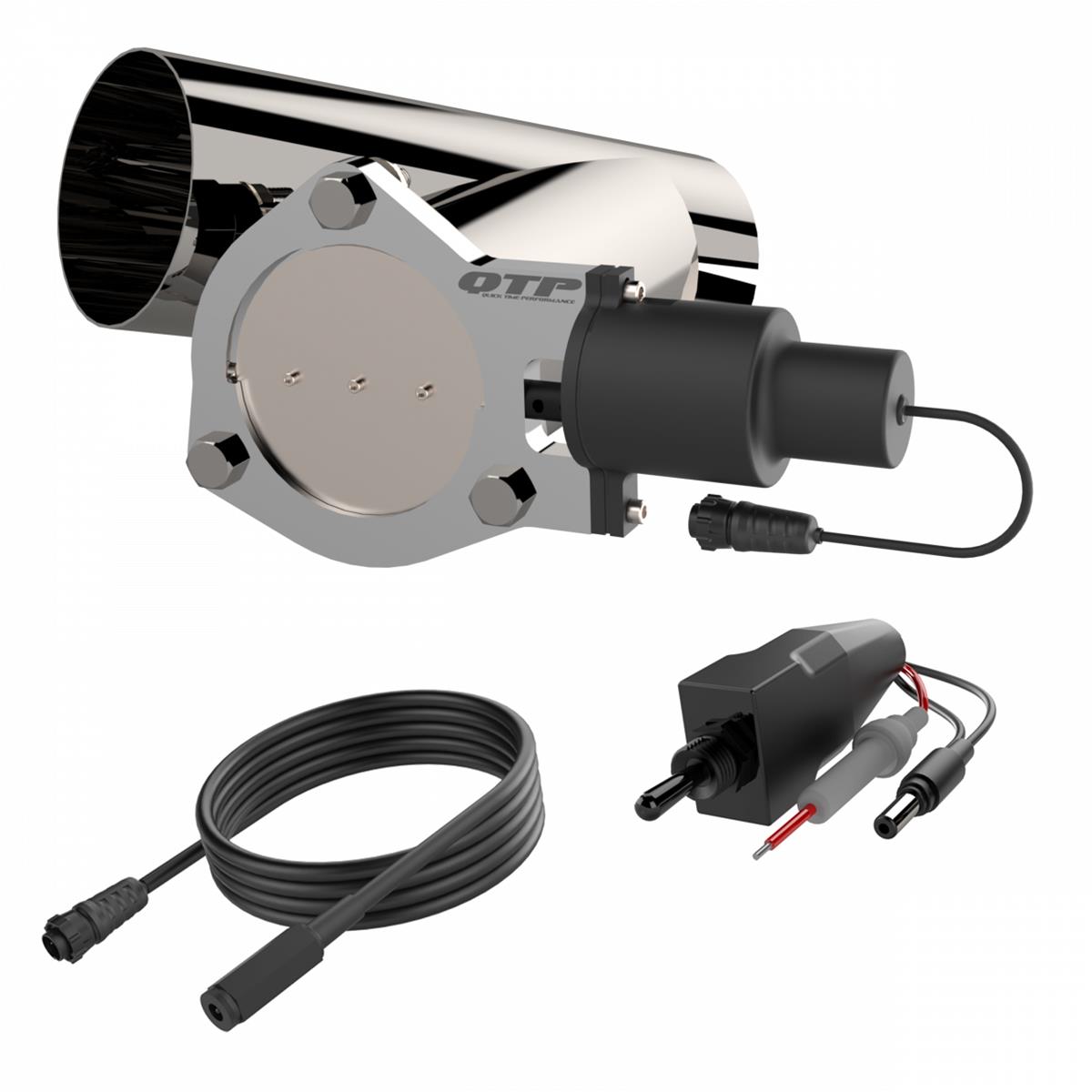 Quick Time Performance Electric Exhaust Cutouts QTEC40CP