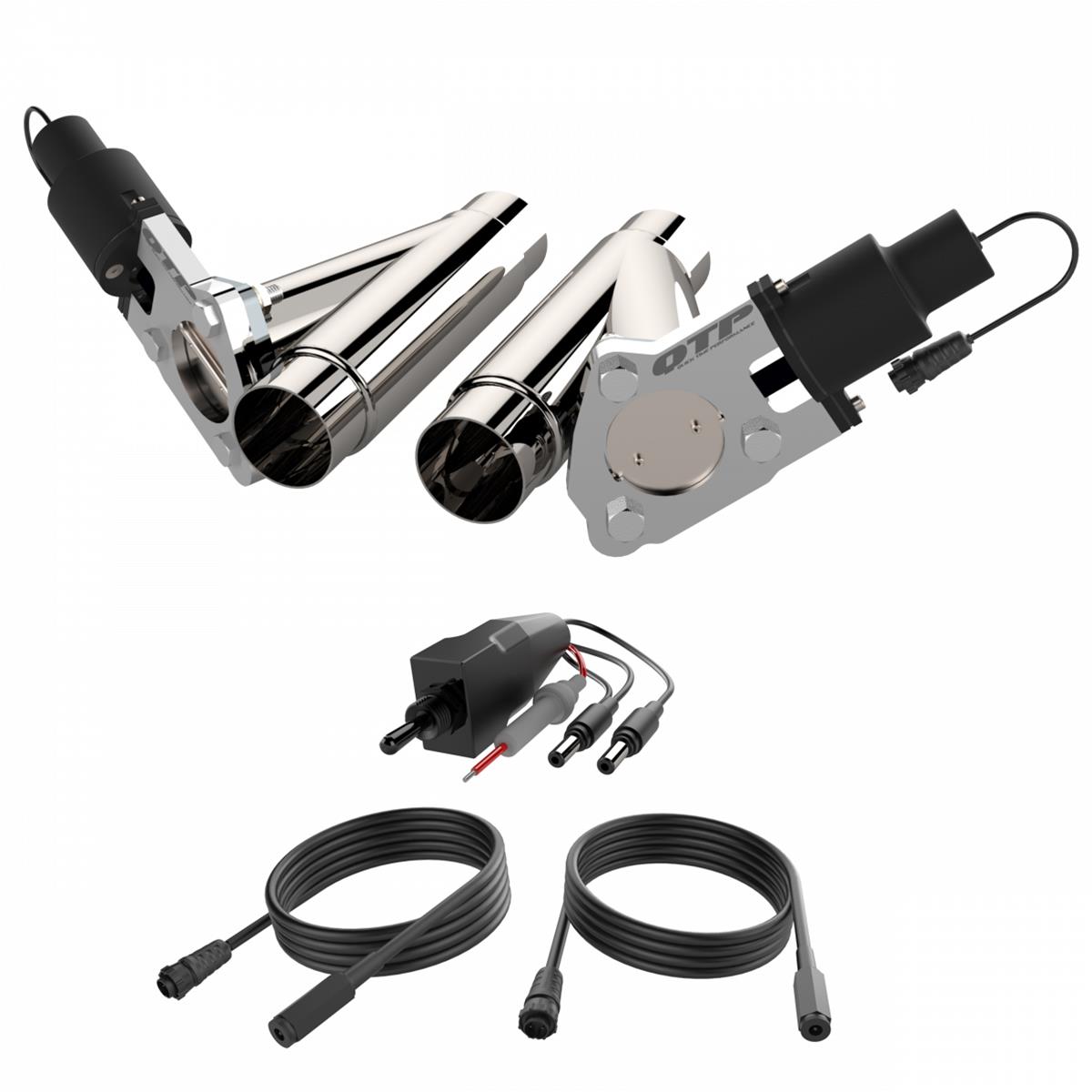 Quick Time Performance Electric Exhaust Cutouts QTEC45CP