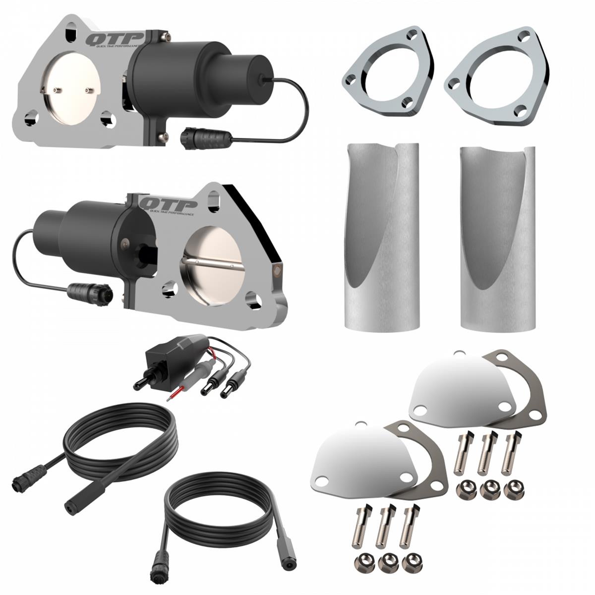 Quick Time Performance Electric Exhaust Cutouts QTEC45DIY