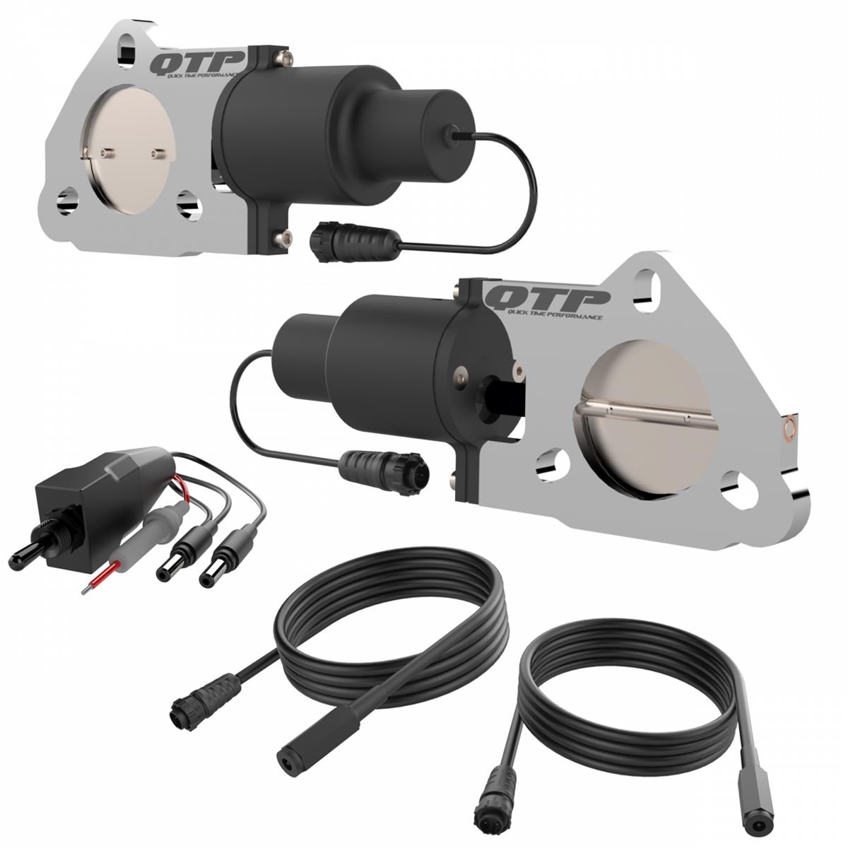 Quick Time Performance Electric Exhaust Cutouts QTEC50CPT1