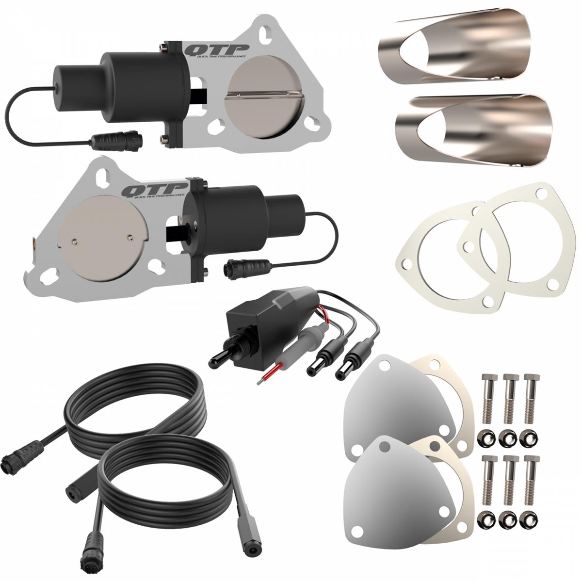 Quick Time Performance Electric Exhaust Cutouts QTEC55DIY