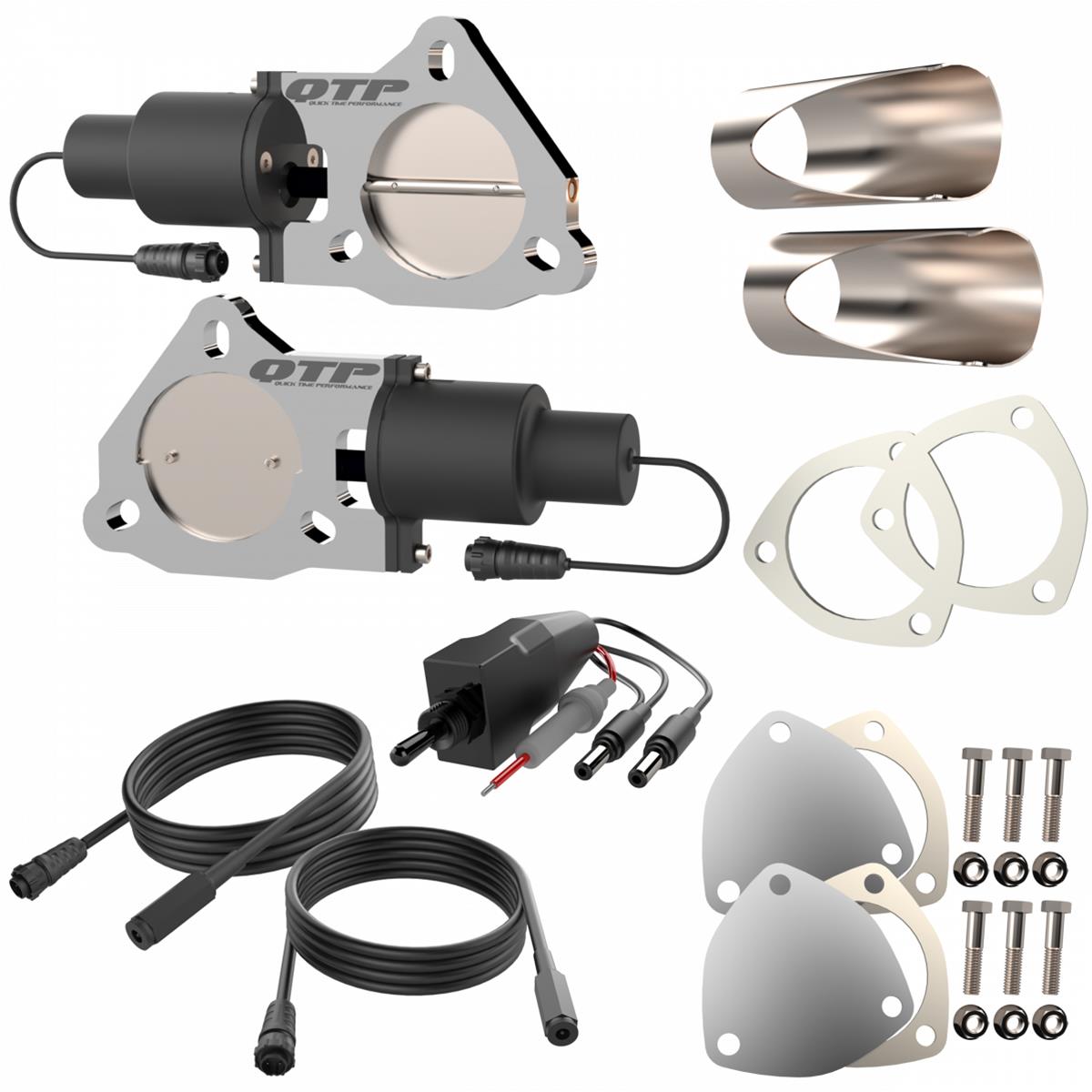 Quick Time Performance Electric Exhaust Cutouts QTEC55DIY