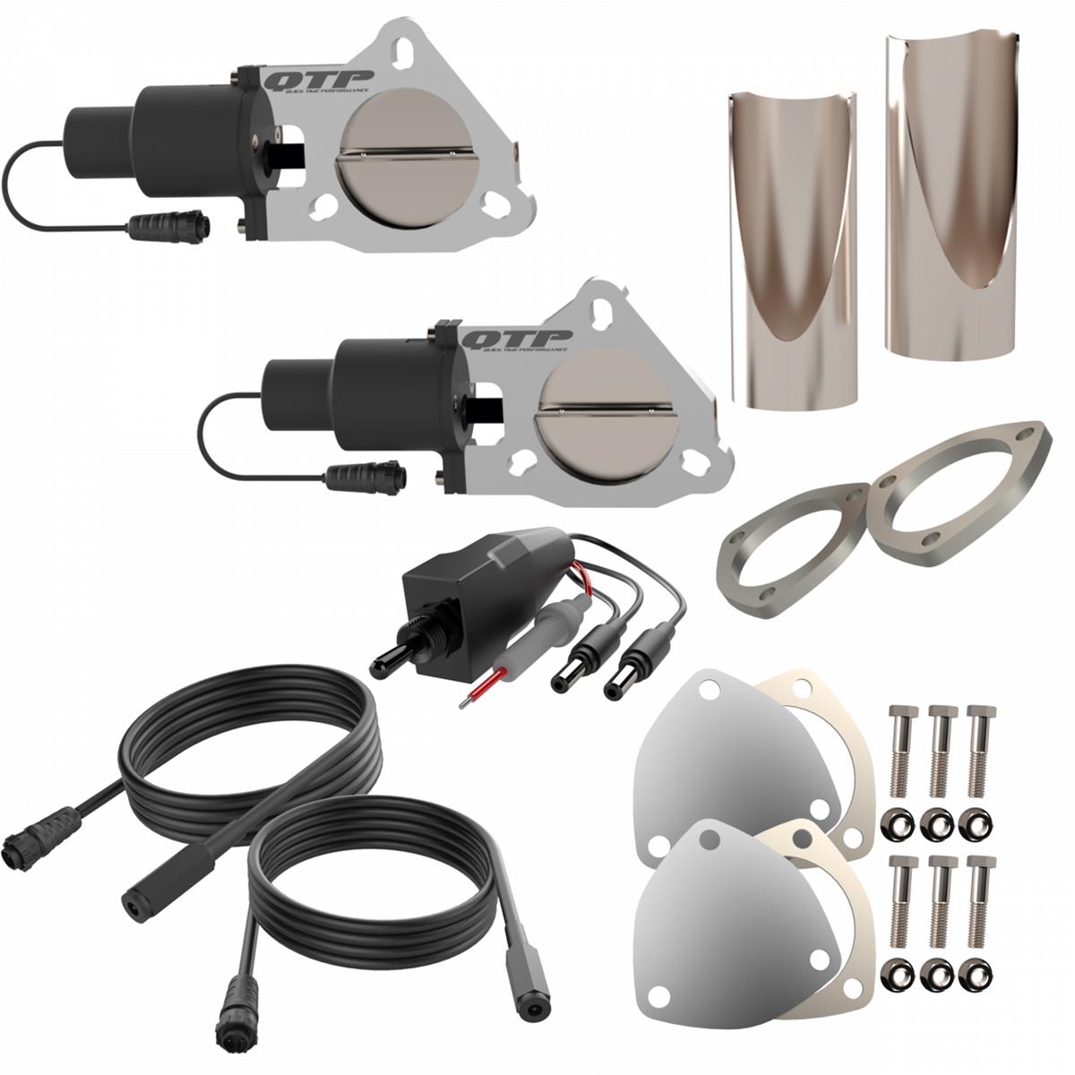 Quick Time Performance Electric Exhaust Cutouts QTEC55DIY