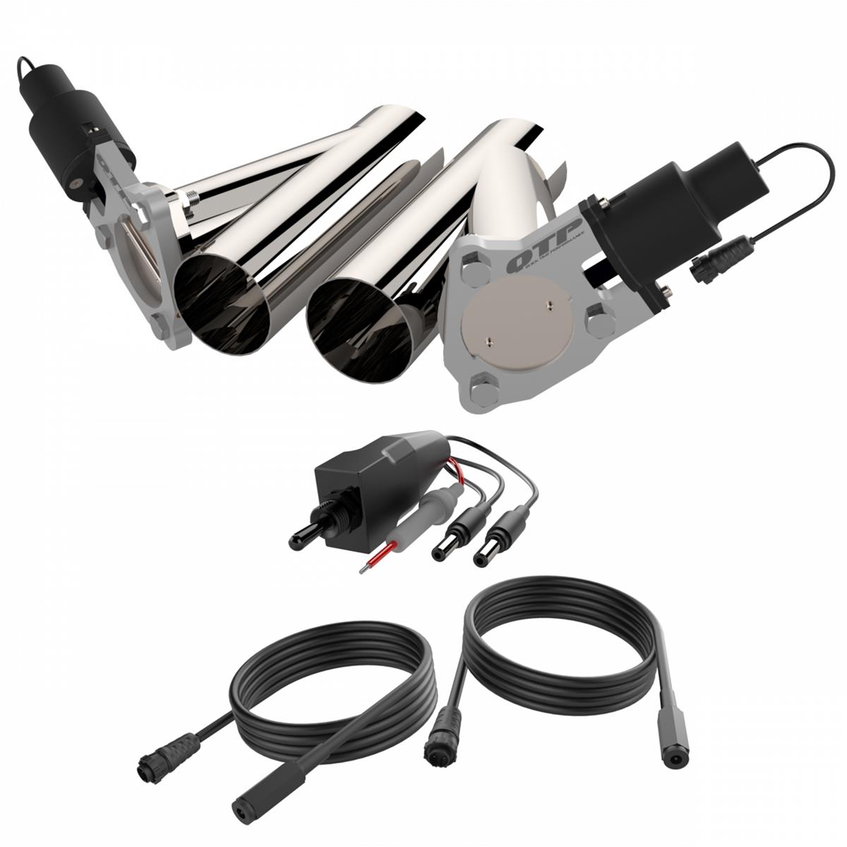 Quick Time Performance Electric Exhaust Cutouts QTEC60CP