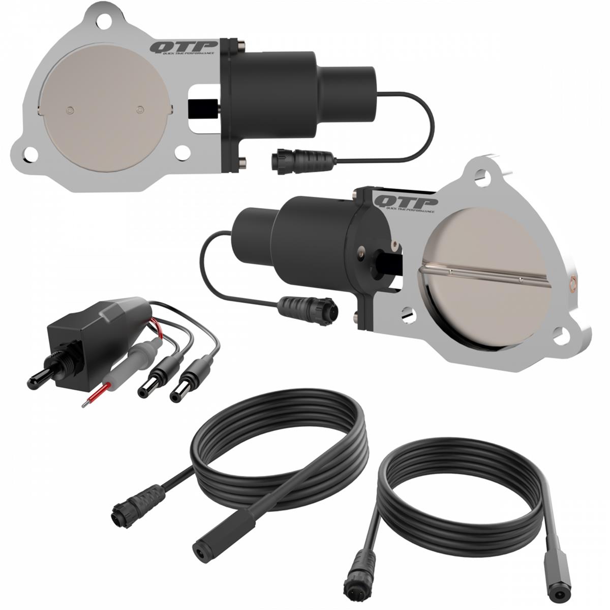 Quick Time Performance Electric Exhaust Cutouts QTEC70CP0