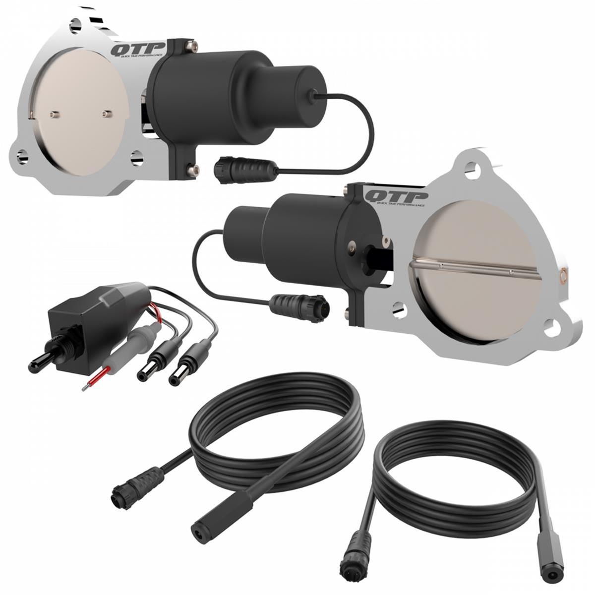 Quick Time Performance Electric Exhaust Cutouts QTEC70CP1