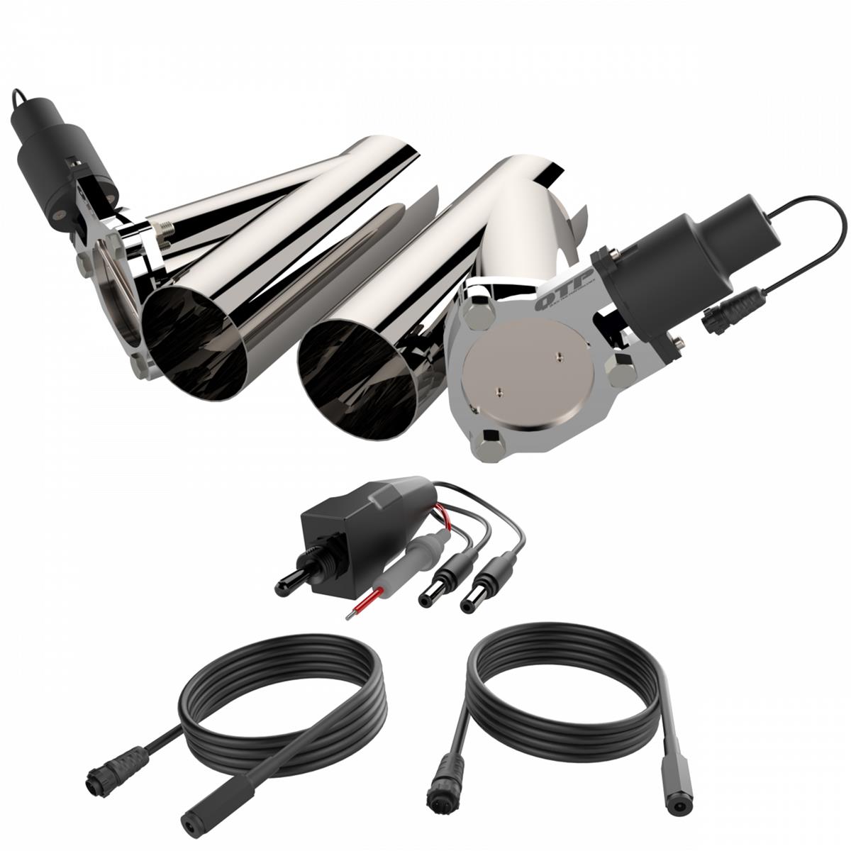 Quick Time Performance Electric Exhaust Cutouts QTEC70CP