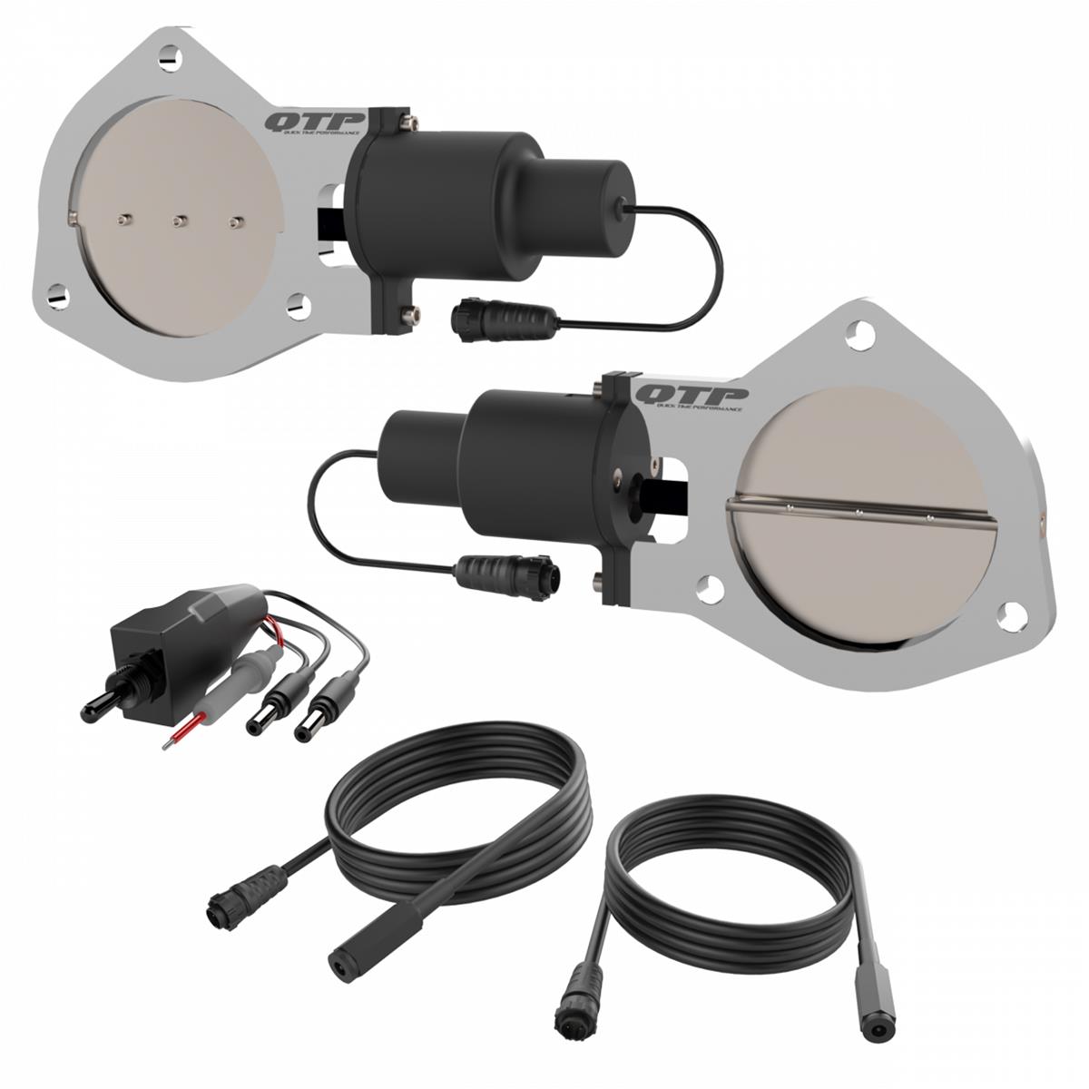 Quick Time Performance Electric Exhaust Cutouts QTEC80CP