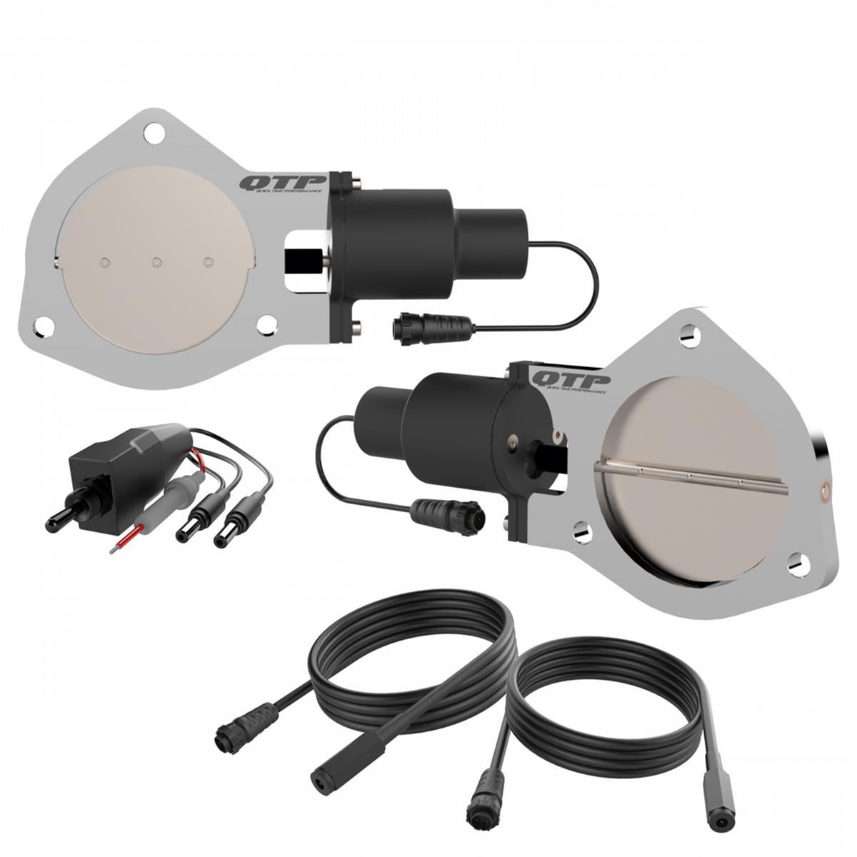 Quick Time Performance Electric Exhaust Cutouts QTEC80CP1