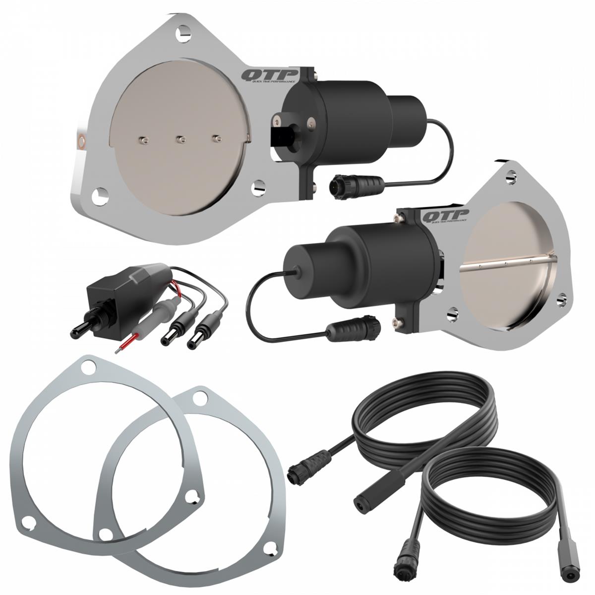 Quick Time Performance Electric Exhaust Cutouts QTEC80F