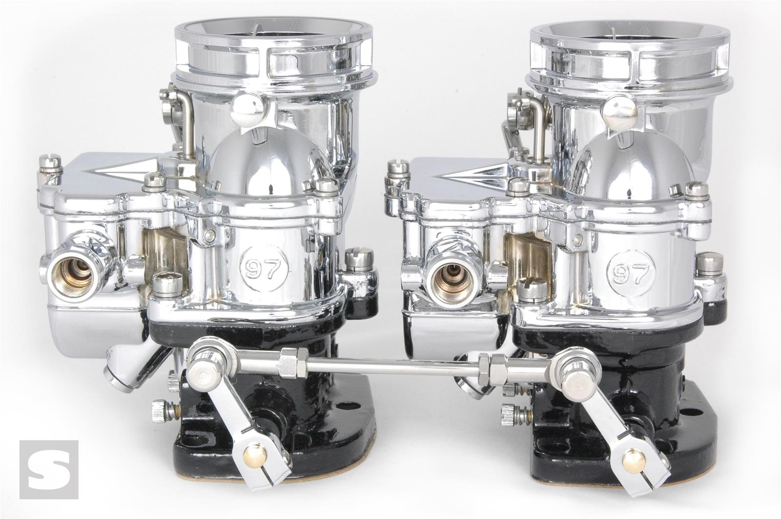 Stromberg TwoStep 2x2 Premium Chrome Throttle Linkages 9241P-CHR